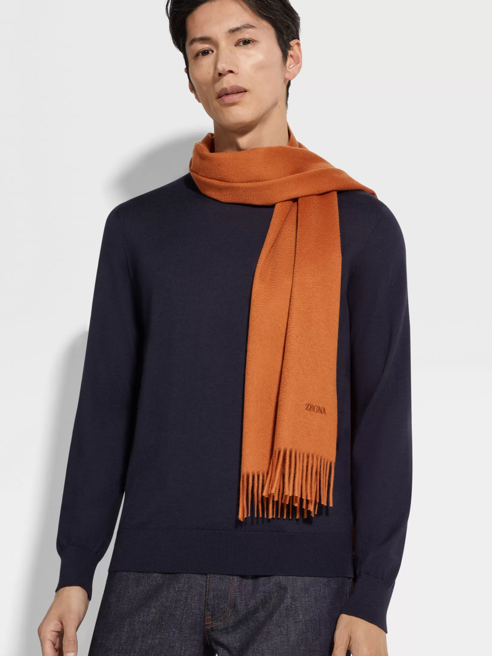 Outlet ZEGNA Bufanda en Oasi Cashmere Color Foliage
