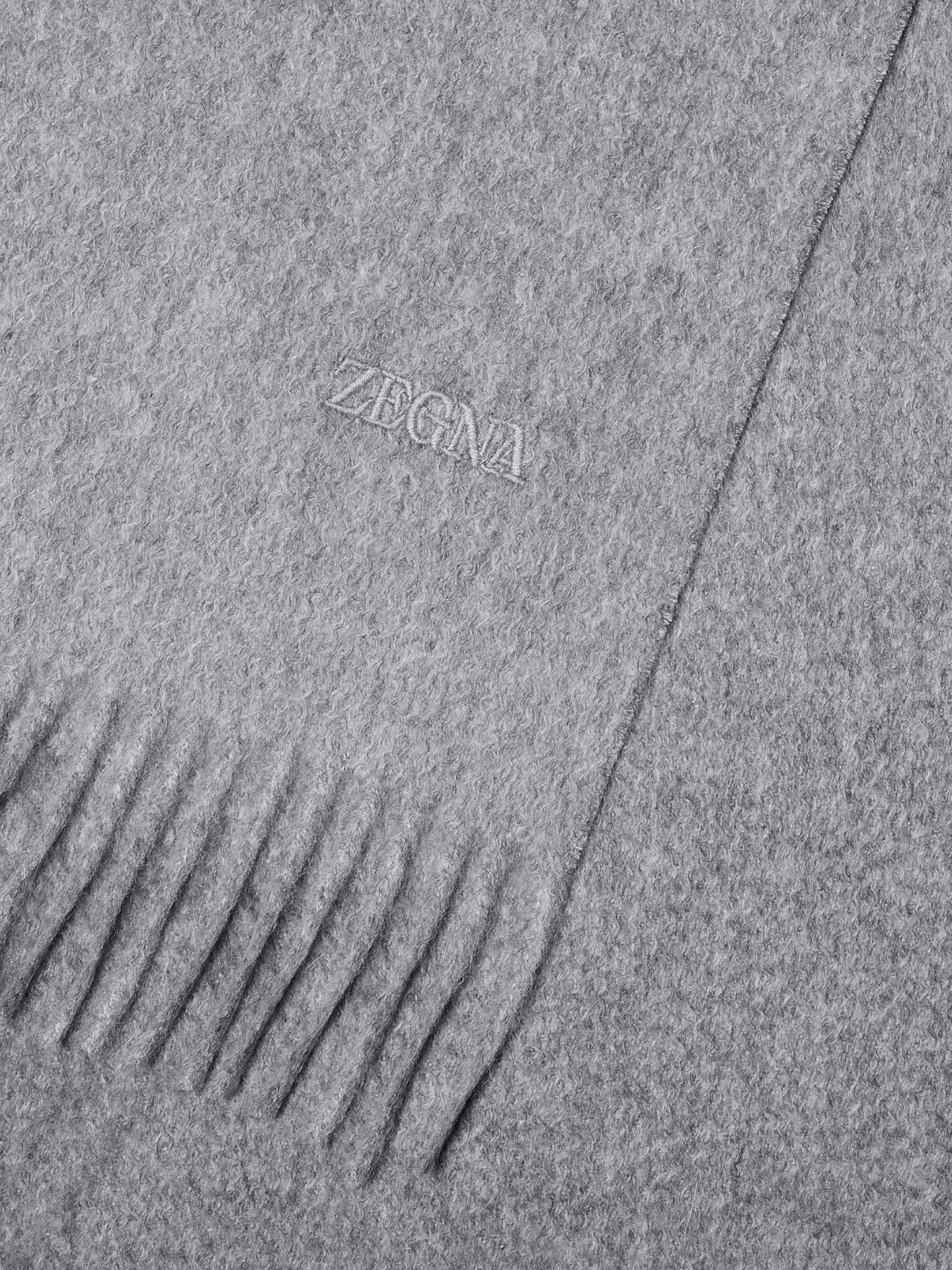 Cheap ZEGNA Bufanda en Oasi Cashmere Color Gris