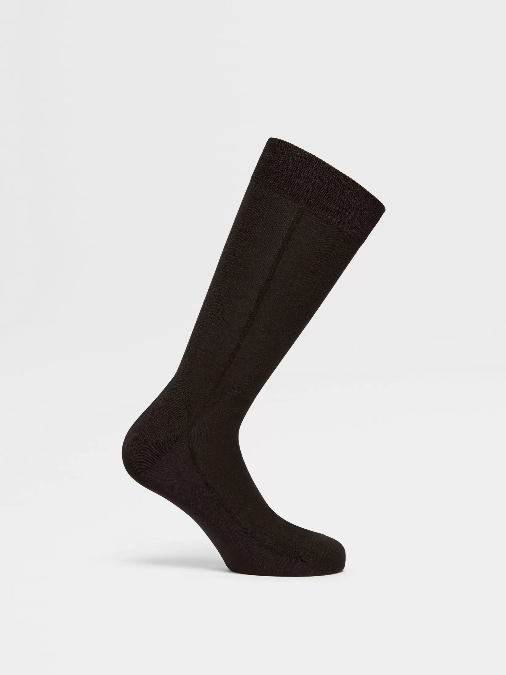 Sale ZEGNA Calcetines en Mezcla de Algodón Color Marrón