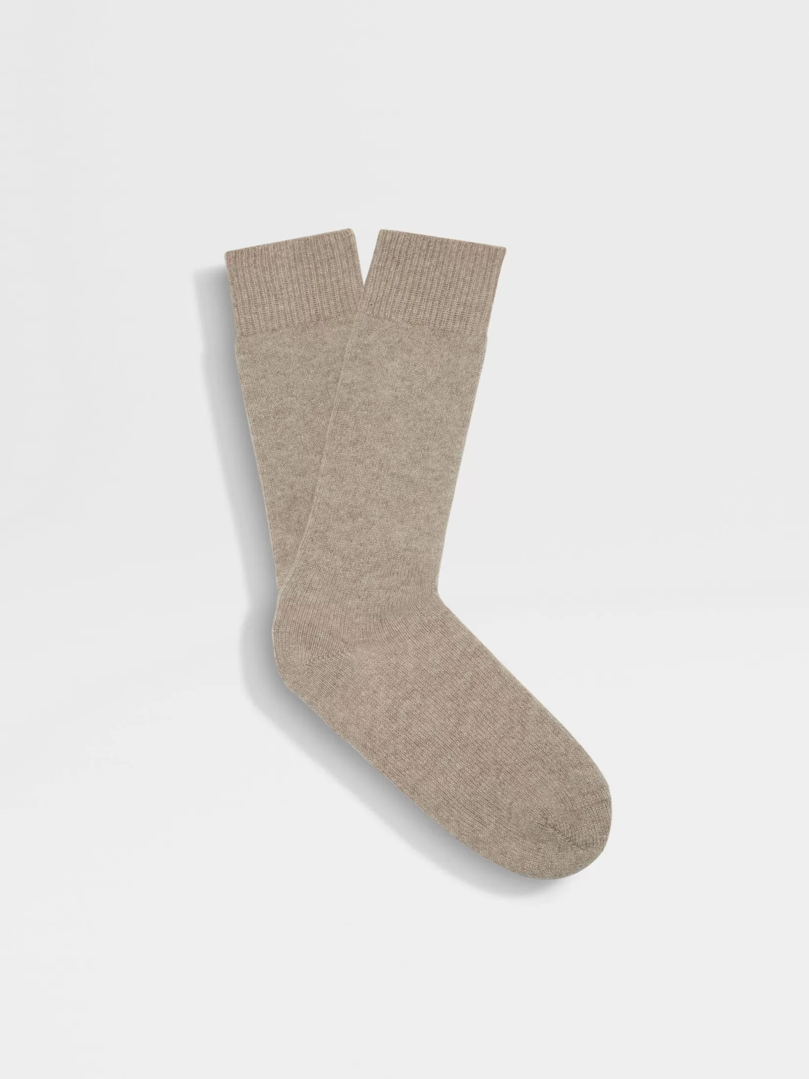 Online ZEGNA Calcetines en Mezcla de Cachemira Beige