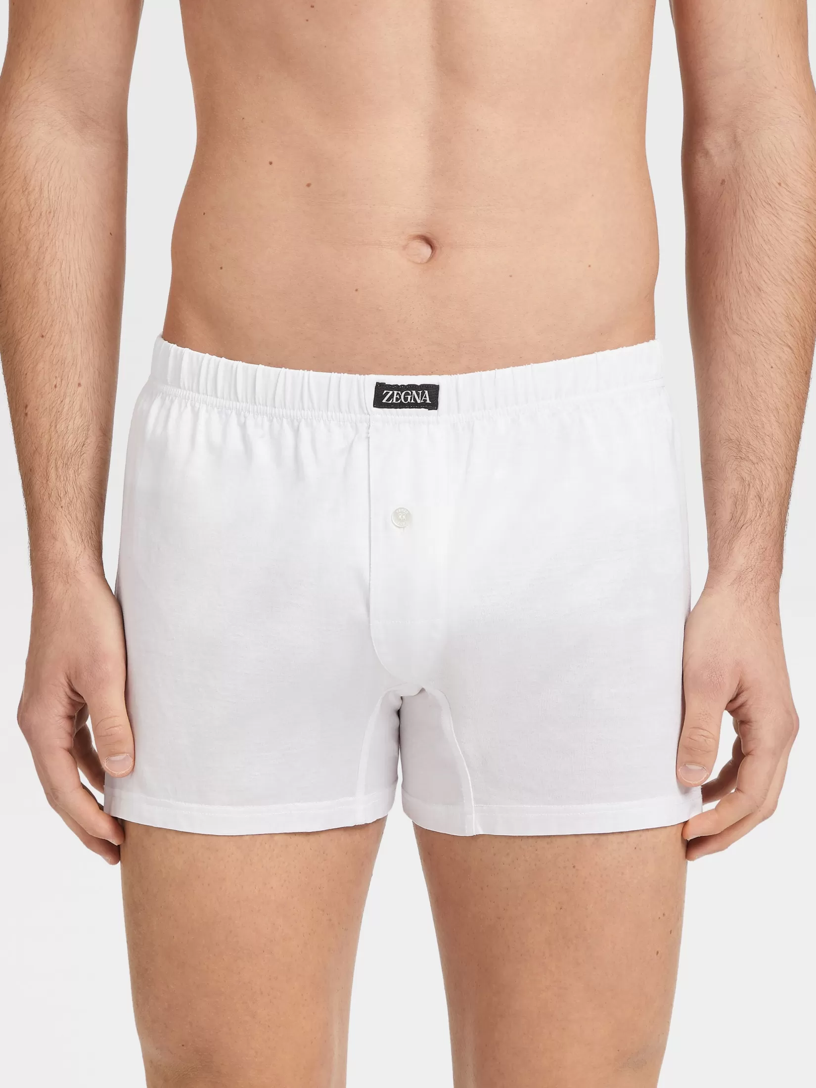 Shop ZEGNA Calzoncillos bóxer de algodón Filoscozia s Blanco