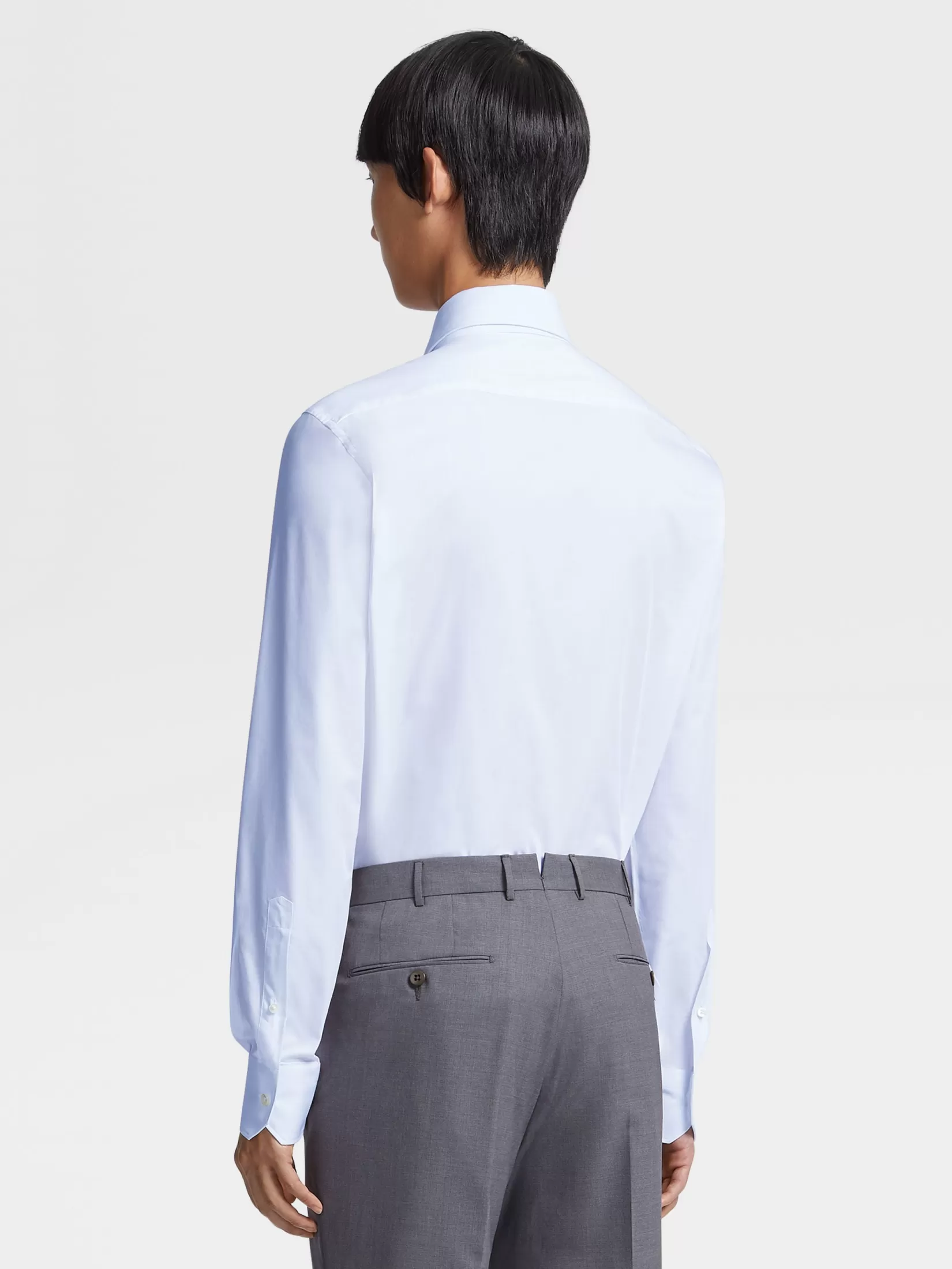 Fashion ZEGNA Camisa de Algodón Trofeo™ Color Blanco