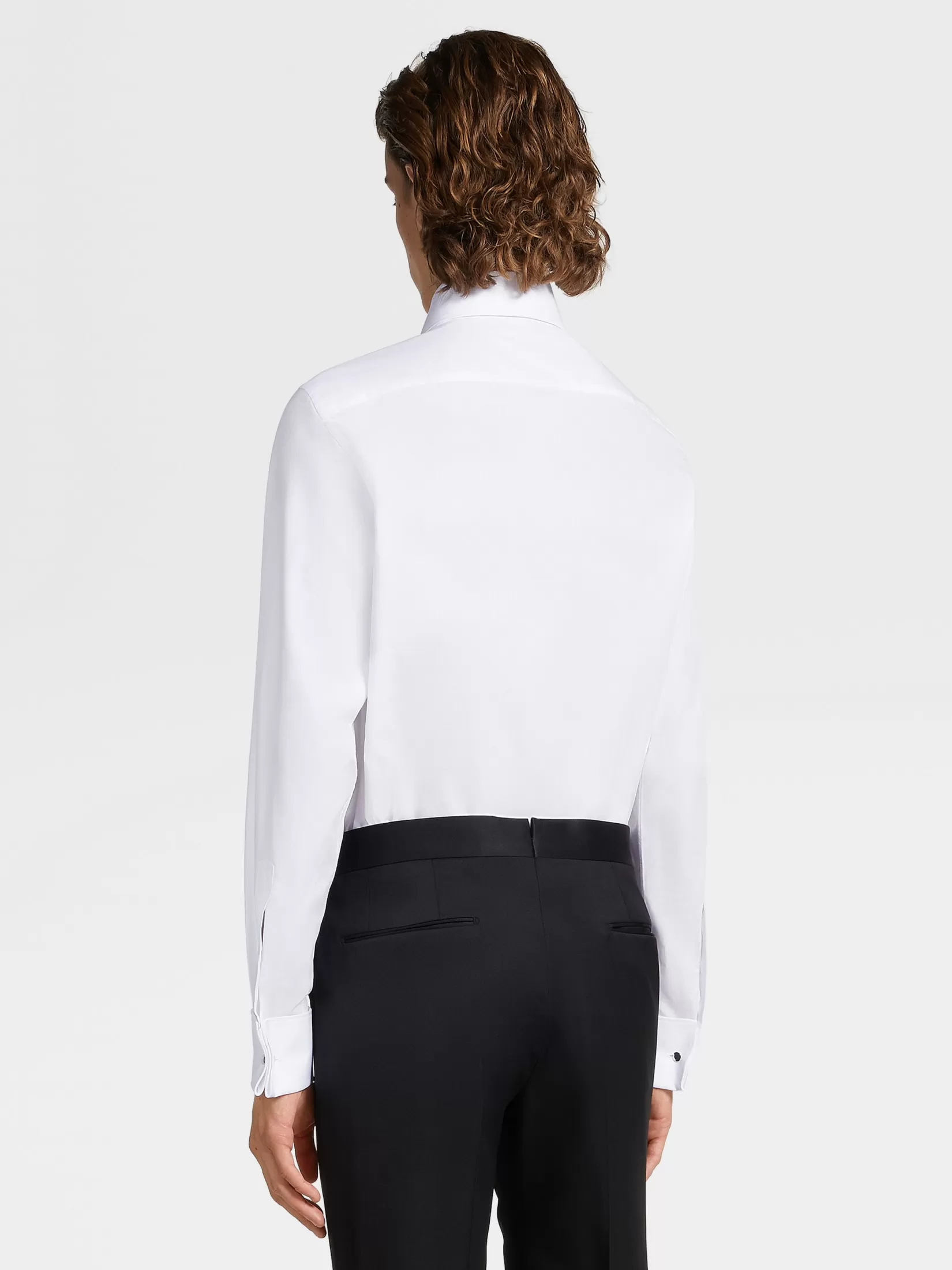 Outlet ZEGNA Camisa de Algodón Trofeo™ Color Blanco