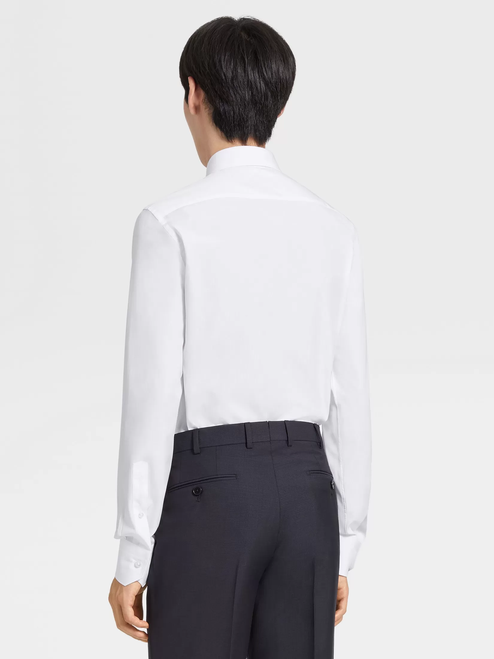 Hot ZEGNA Camisa de Algodón Trofeo™ Comfort Color Blanco