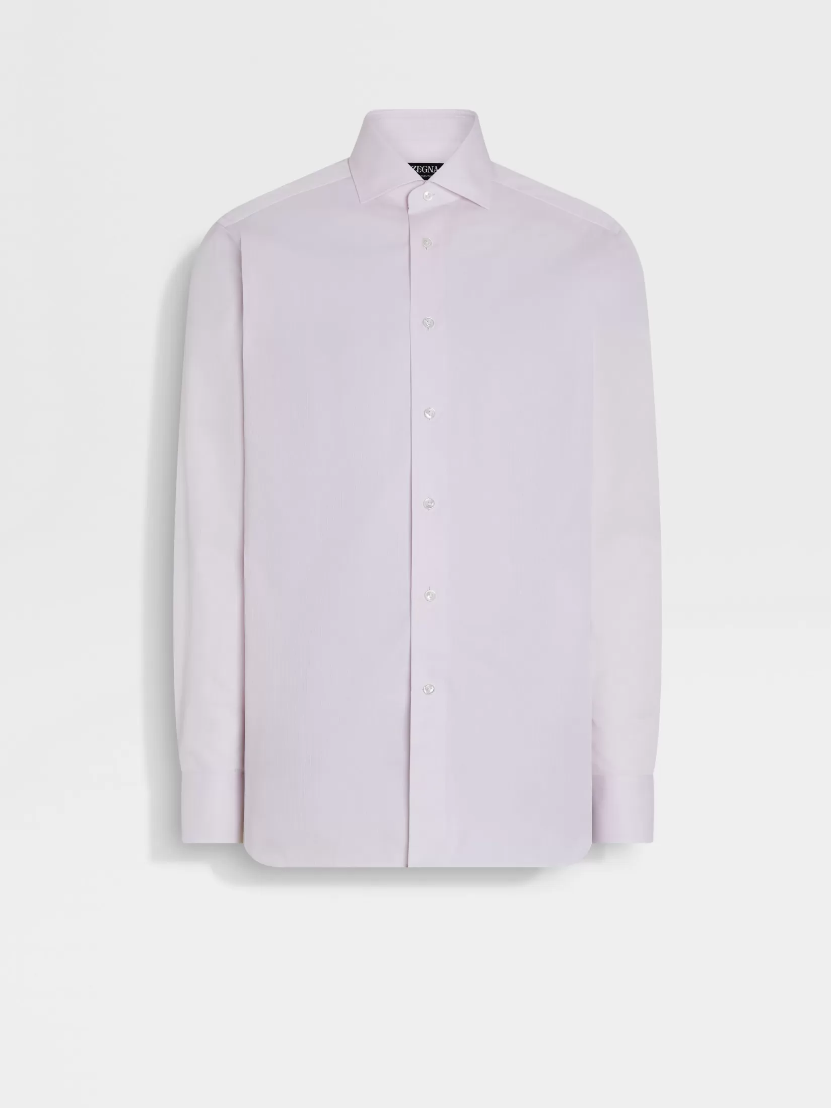 Sale ZEGNA Camisa en Algodón Centoventimila con Rayas Pequeñas Color Rosa Claro Rosaclaro