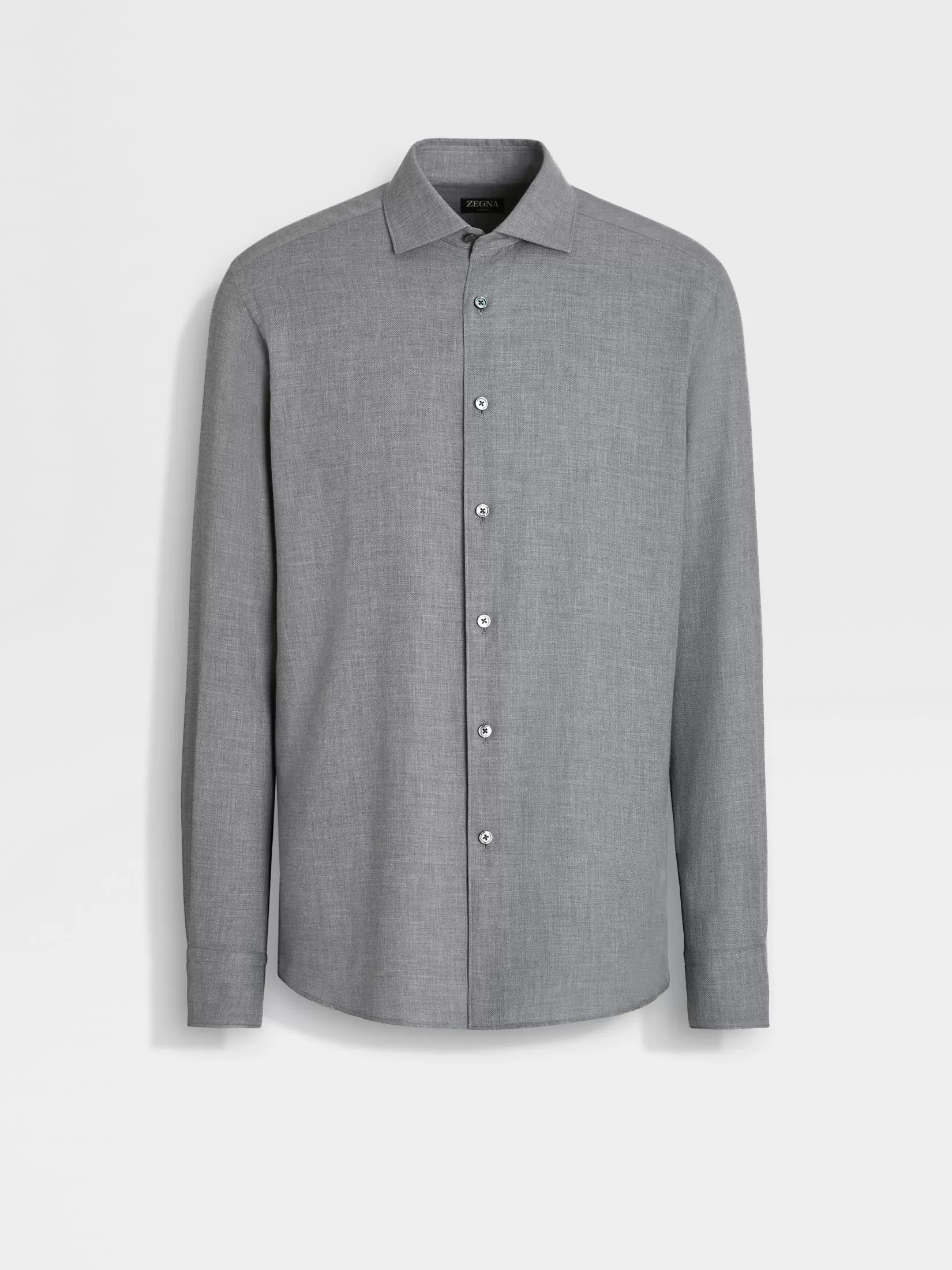 Discount ZEGNA Camisa en Cashco Grismixto