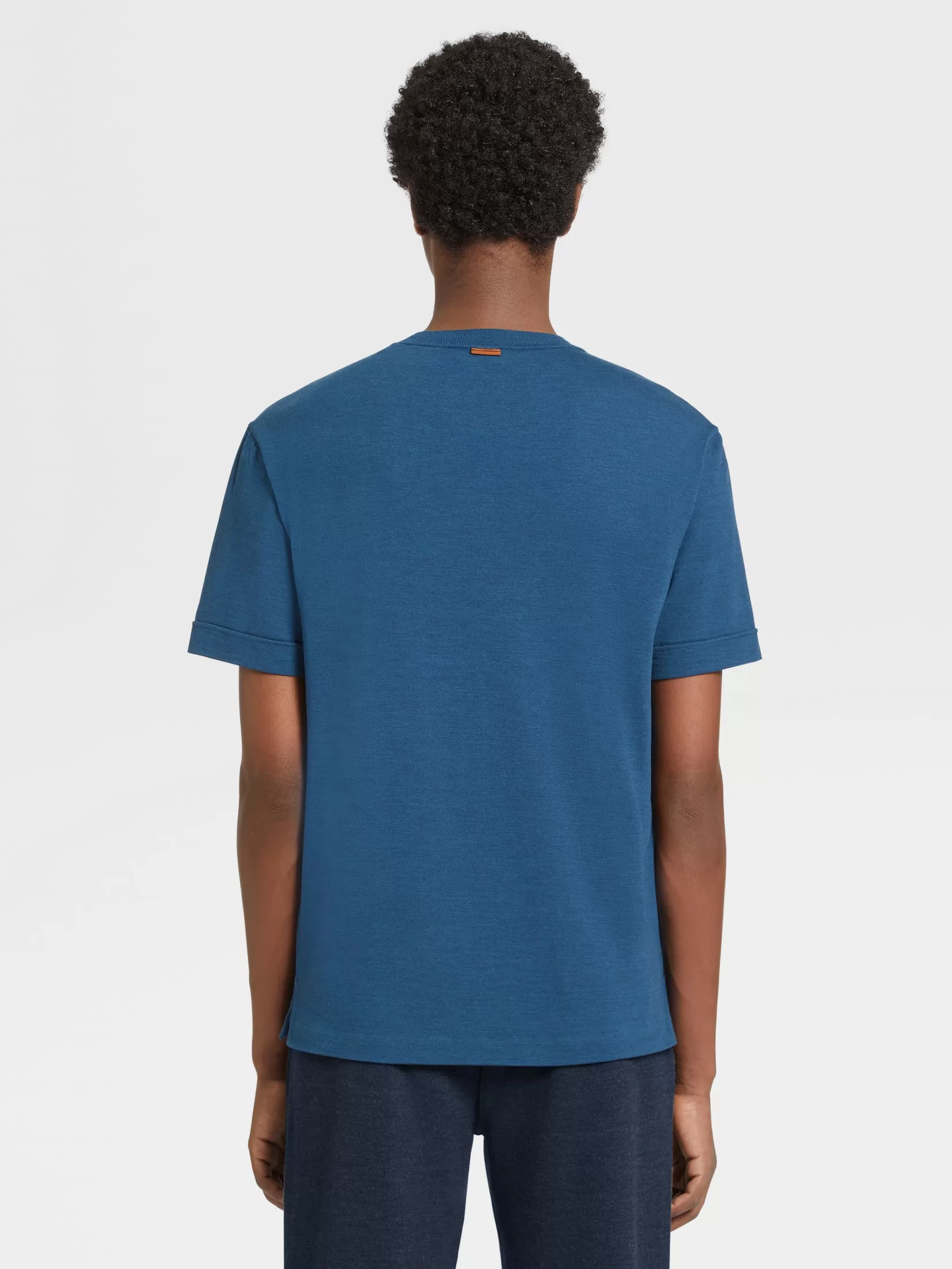 Cheap ZEGNA Camiseta de Manga Corta de Lana 12milmil12 Verde Azulado VerdeAzuladoMixto