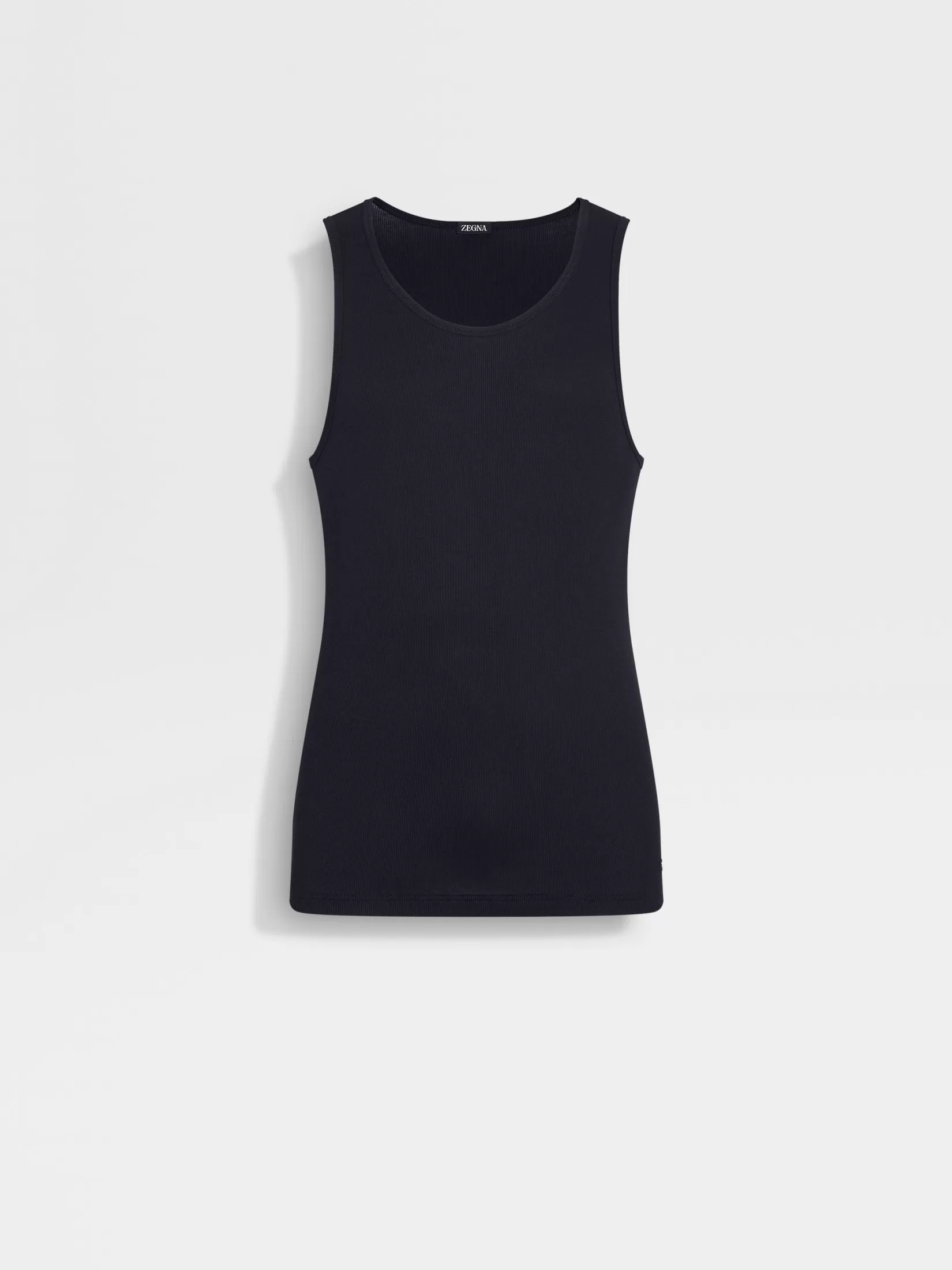 Store ZEGNA Camiseta de Tirantes en Mezcla de Algodón Color Negro
