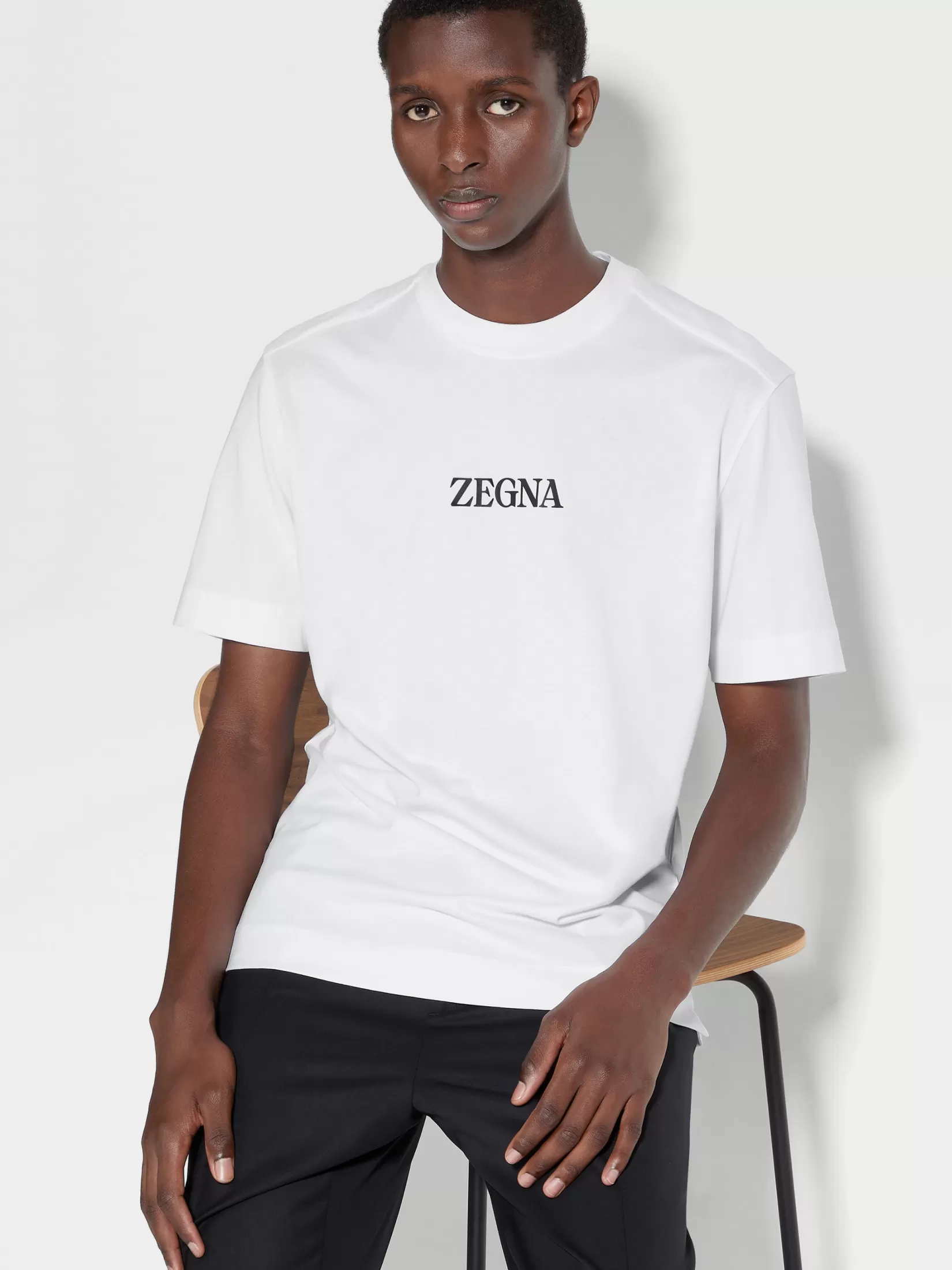 Discount ZEGNA Camiseta en Algodón #UseTheExisting™ Color Blanco