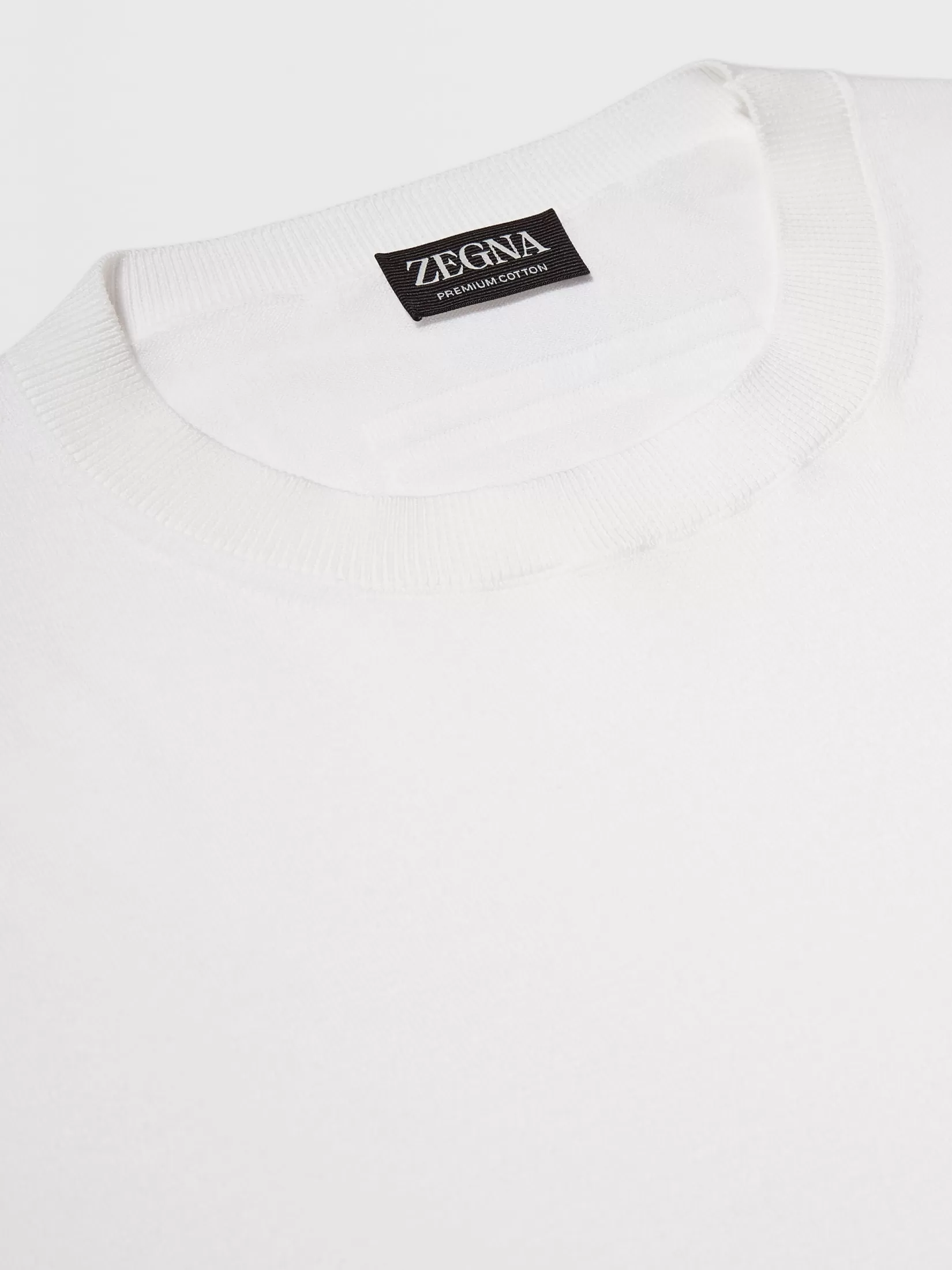 Best ZEGNA Camiseta Premium Cotton Color Blanco