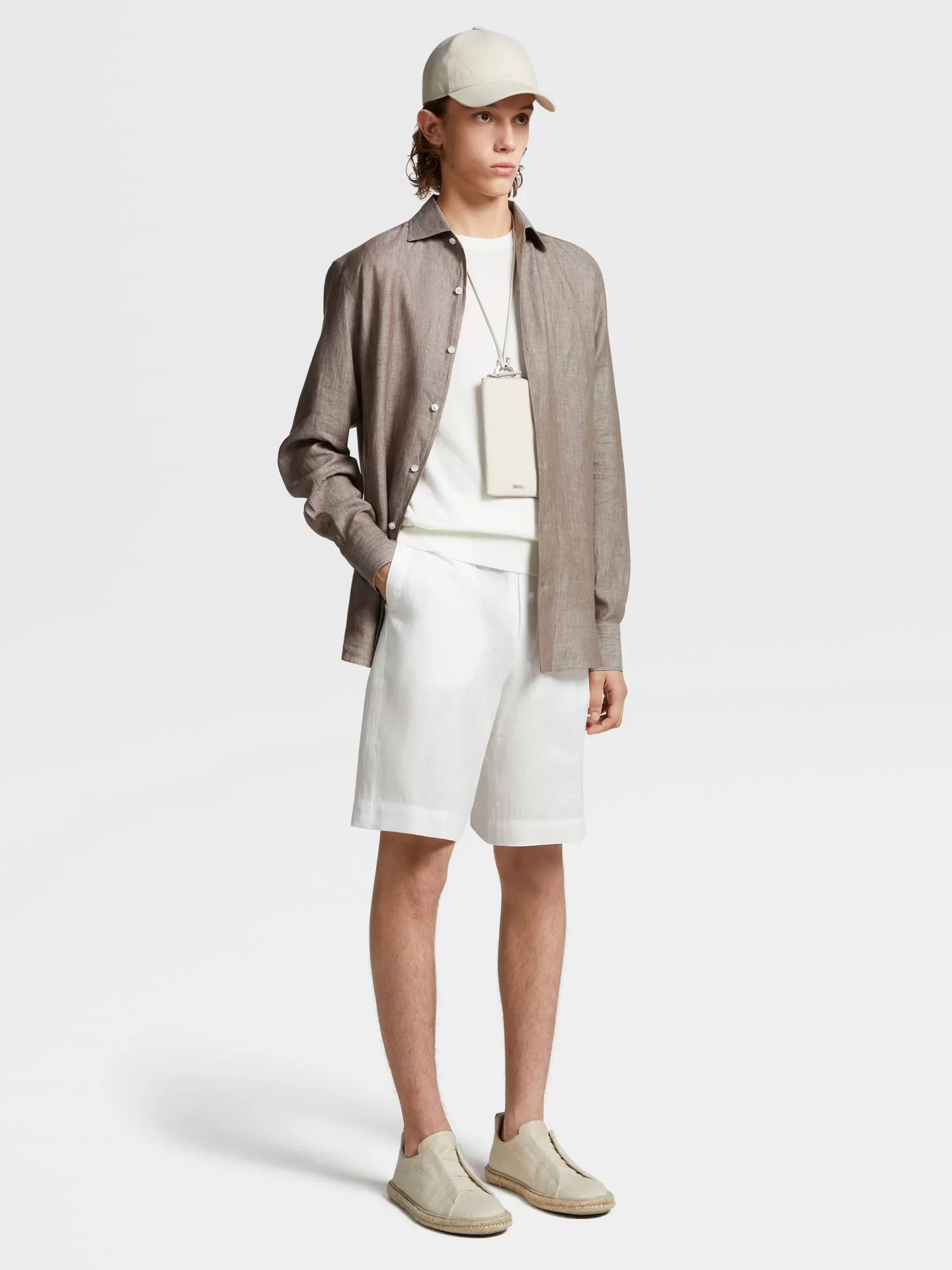 Best ZEGNA Camiseta Premium Cotton Color Blanco