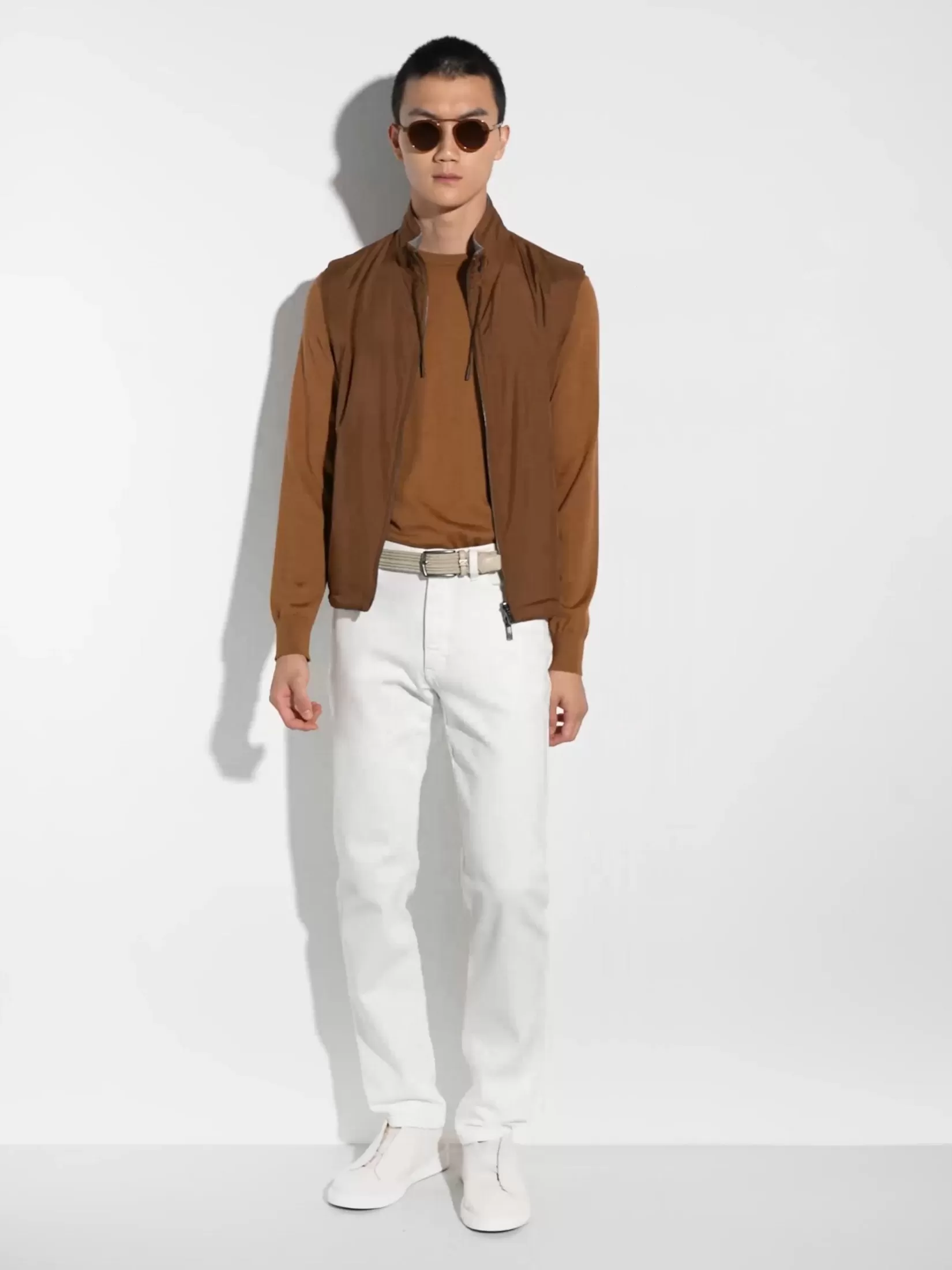 chaleco_brezza_reversible_en_microfibra_6.webp Clearance ZEGNA Chaleco Brezza Reversible en Microfibra Foliageoscuro/Gris