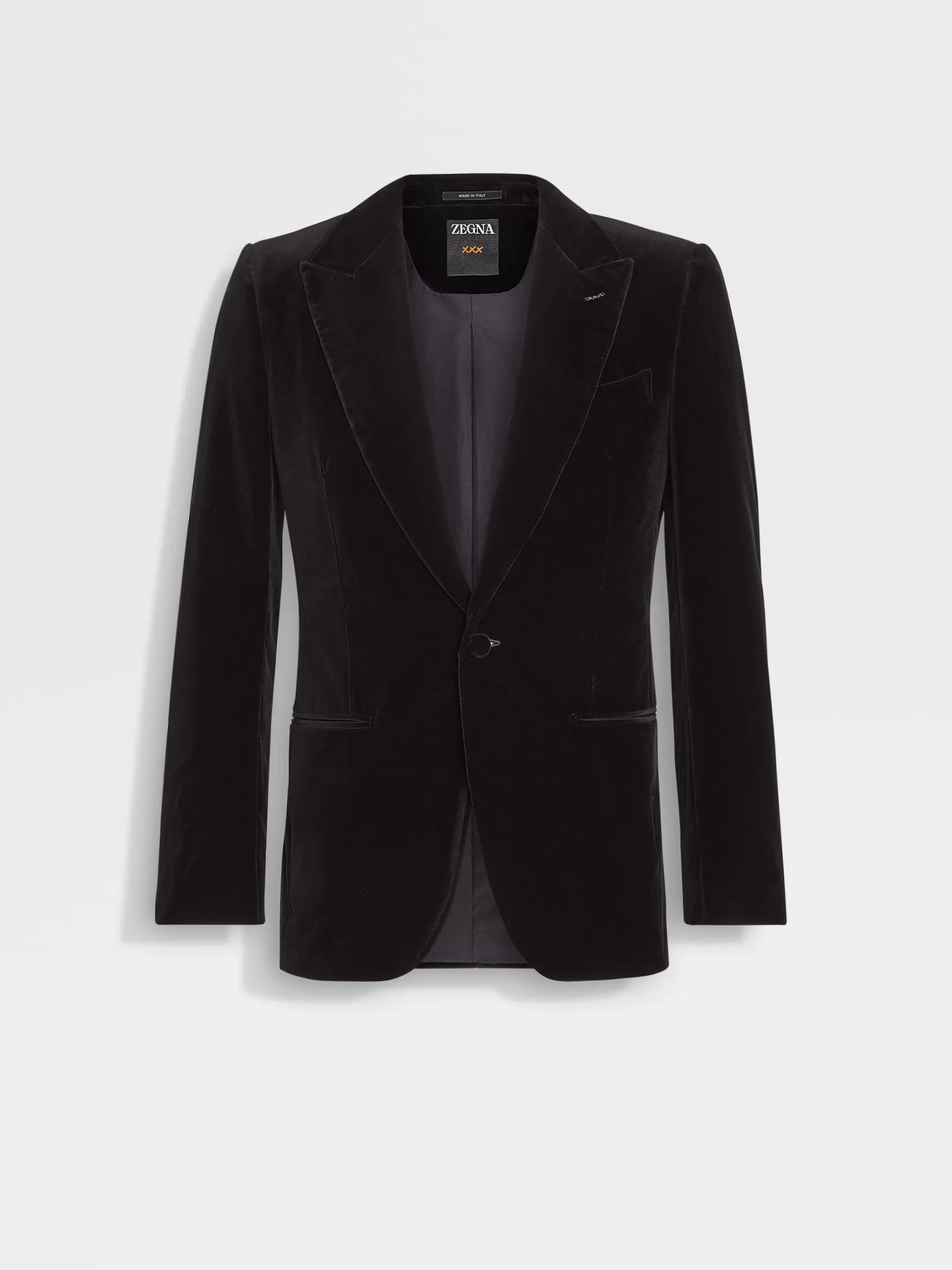 Cheap ZEGNA Chaqueta de Fiesta en Algodón Color Negro