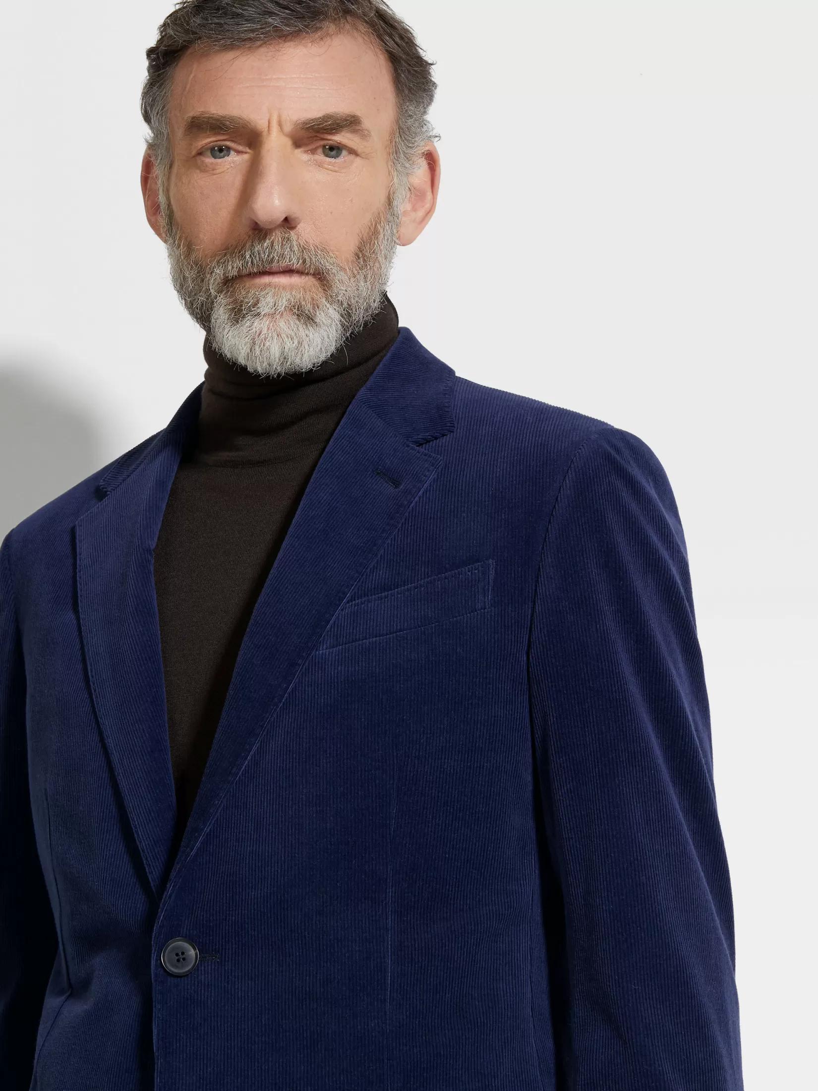 Hot ZEGNA Chaqueta en Cashco Color Azul Tinta AzulTinta