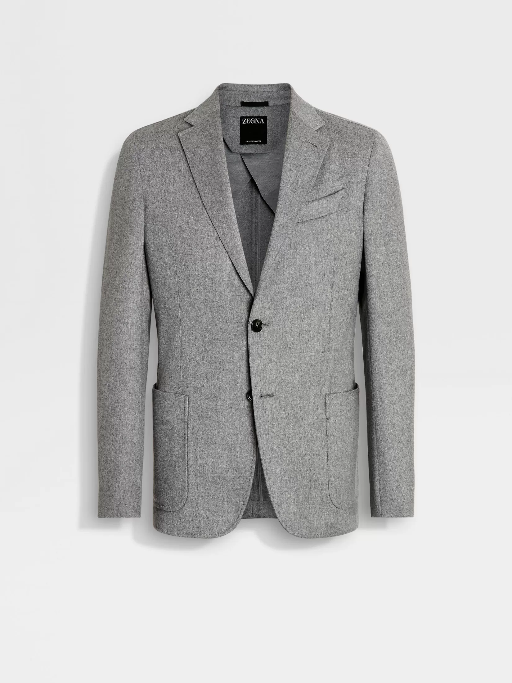 Outlet ZEGNA Chaqueta en Oasi Cashmere Gris Mixto Grismixto