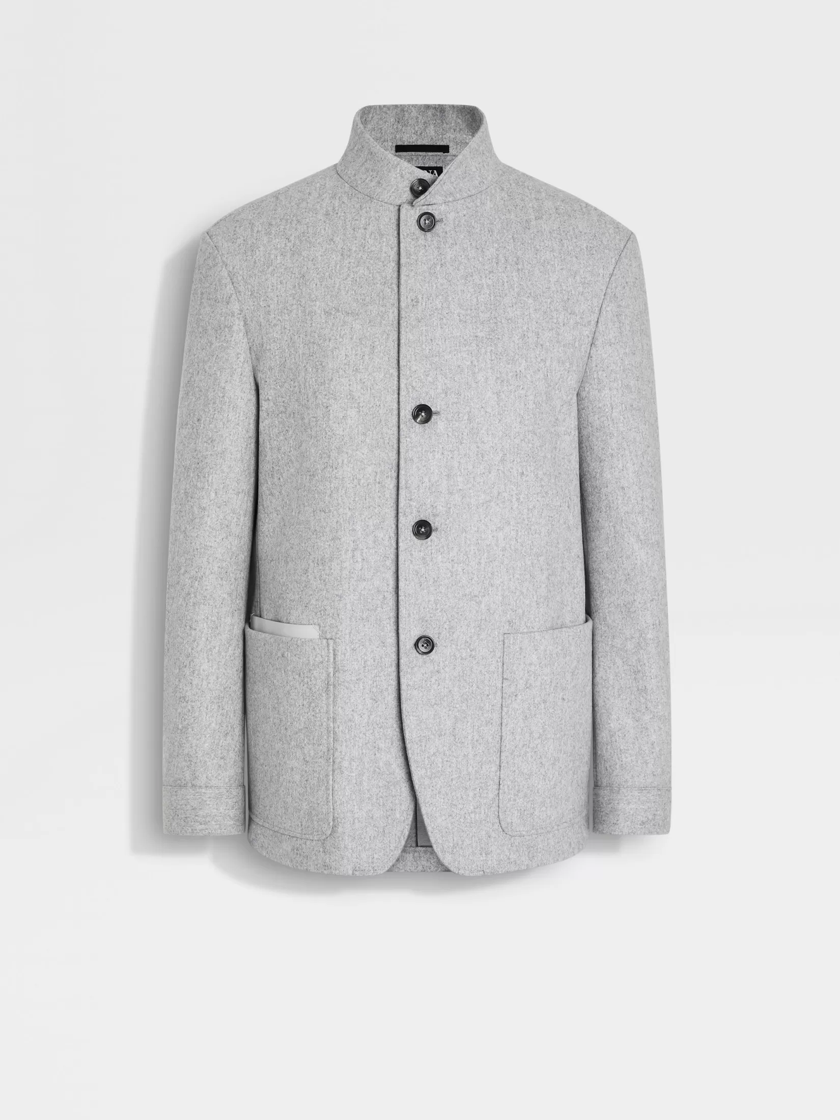 Best ZEGNA Chaqueta Il Conte en Trofeo Cashmere Grisclaro