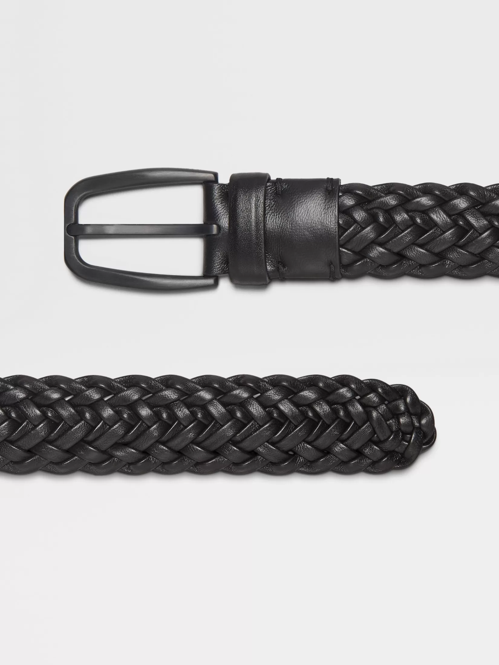 Store ZEGNA Cinturón de Piel Color Negro