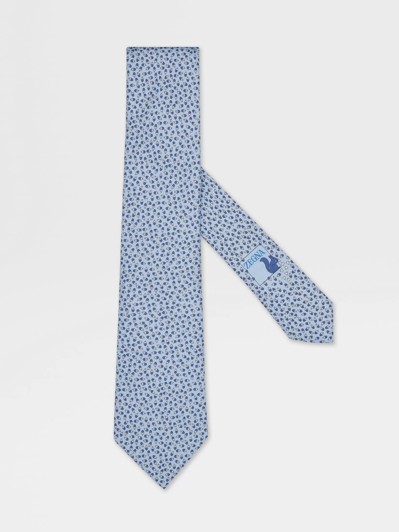Sale ZEGNA Corbata de Seda Azul Claro Azulclaro