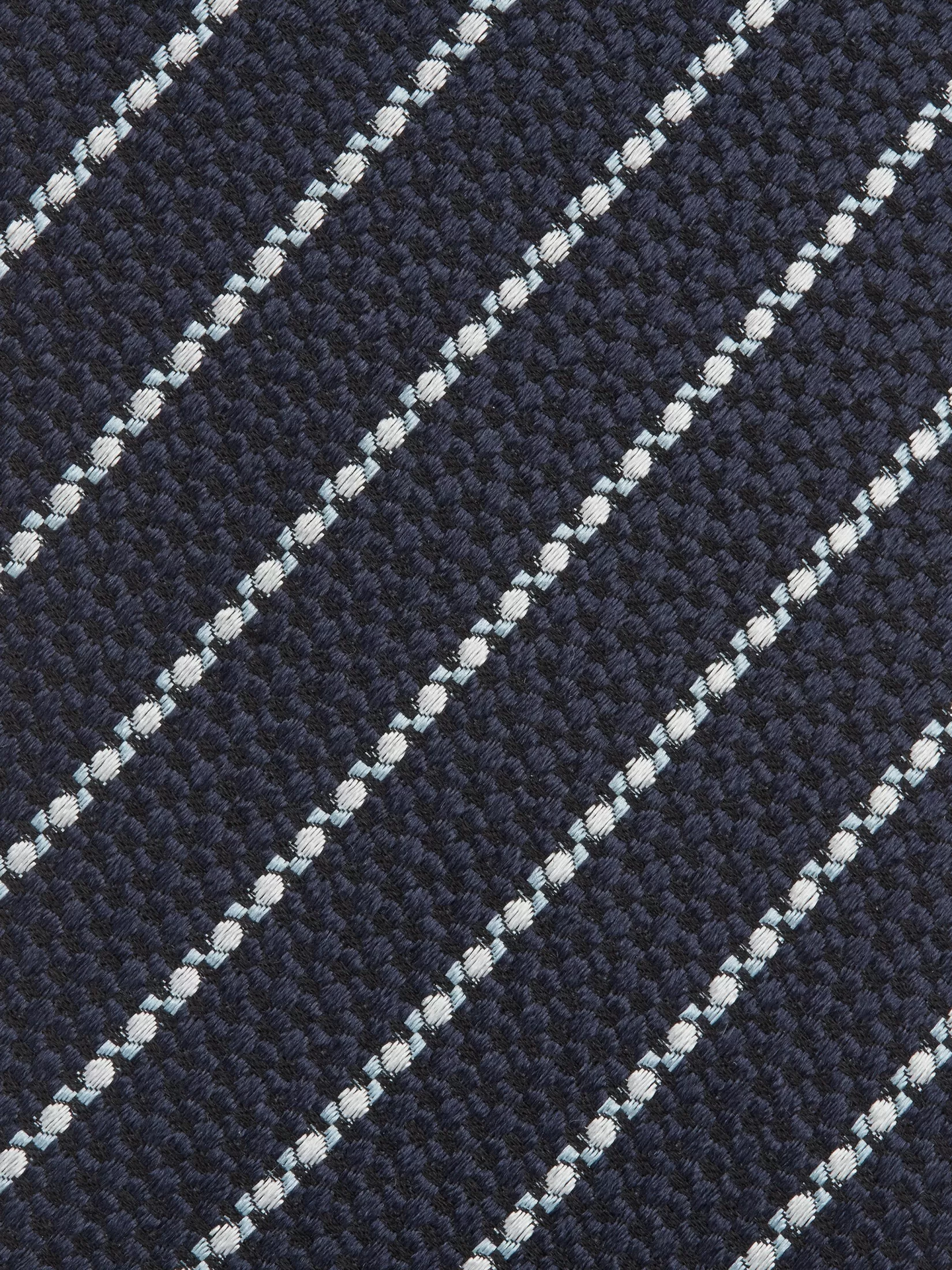 Outlet ZEGNA Corbata de Seda Azul Oscuro Azuloscuro