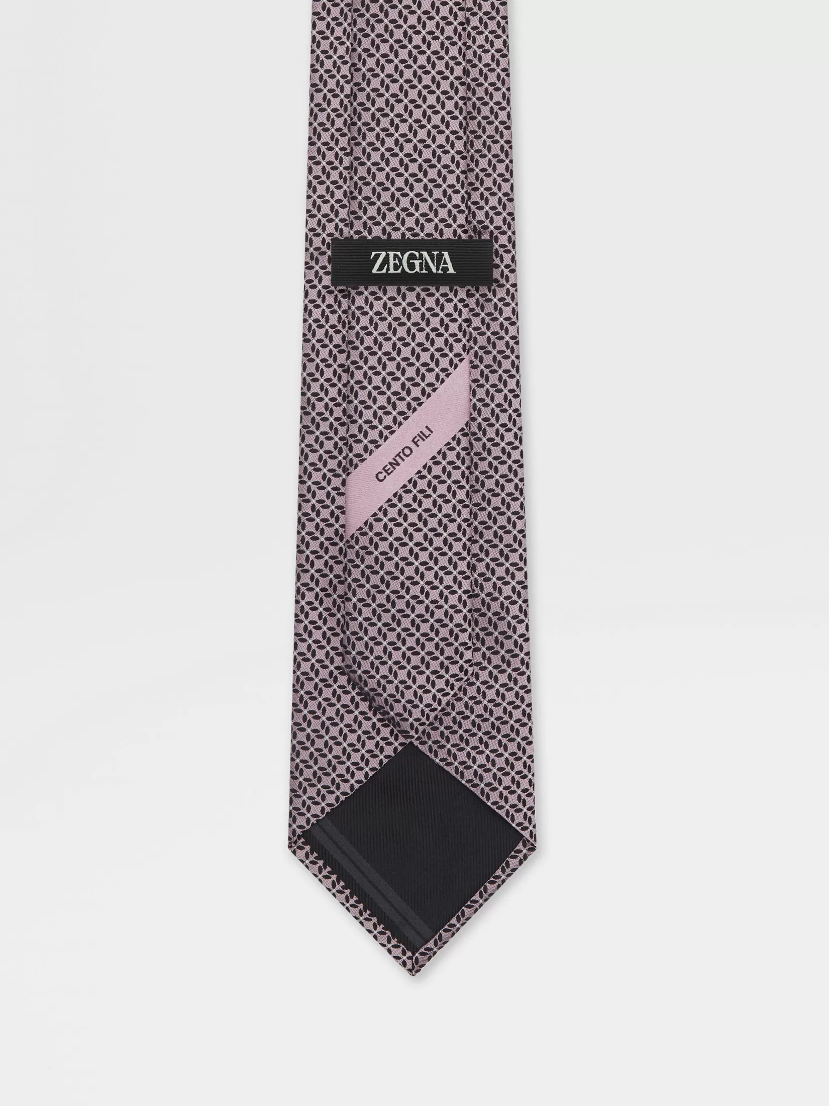 Online ZEGNA Corbata de Seda CENTO FILI Color Rosa