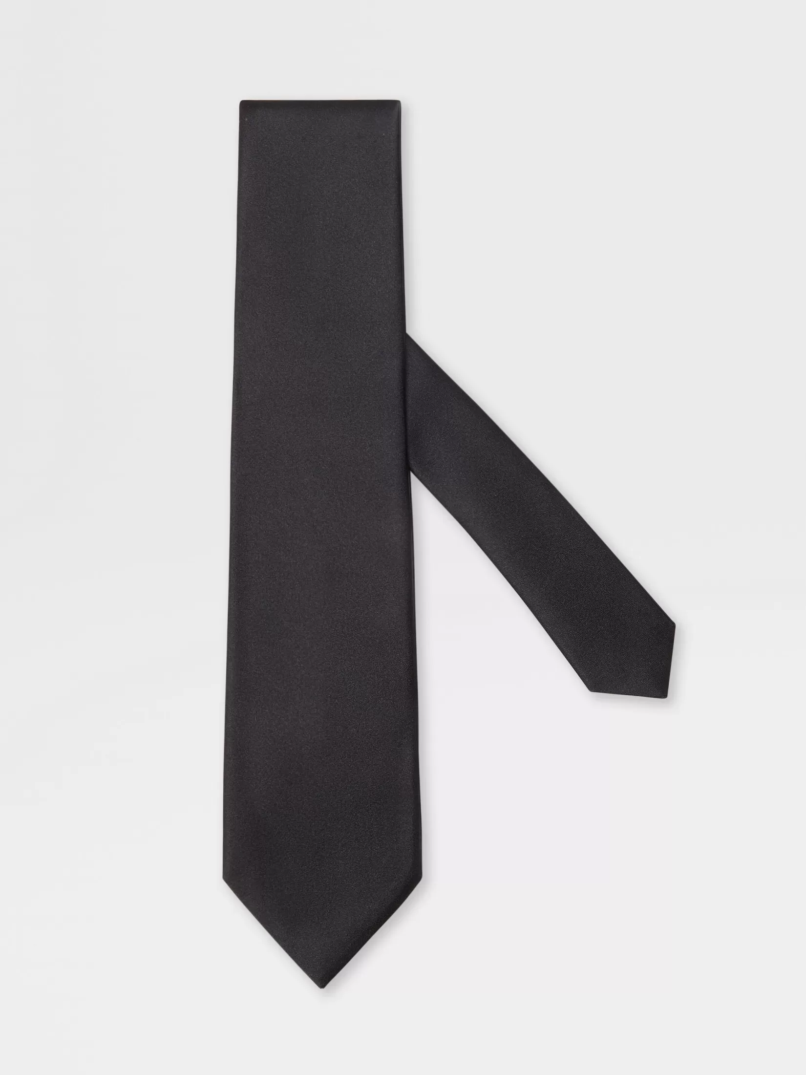 Best Sale ZEGNA Corbata de Seda Color Negro