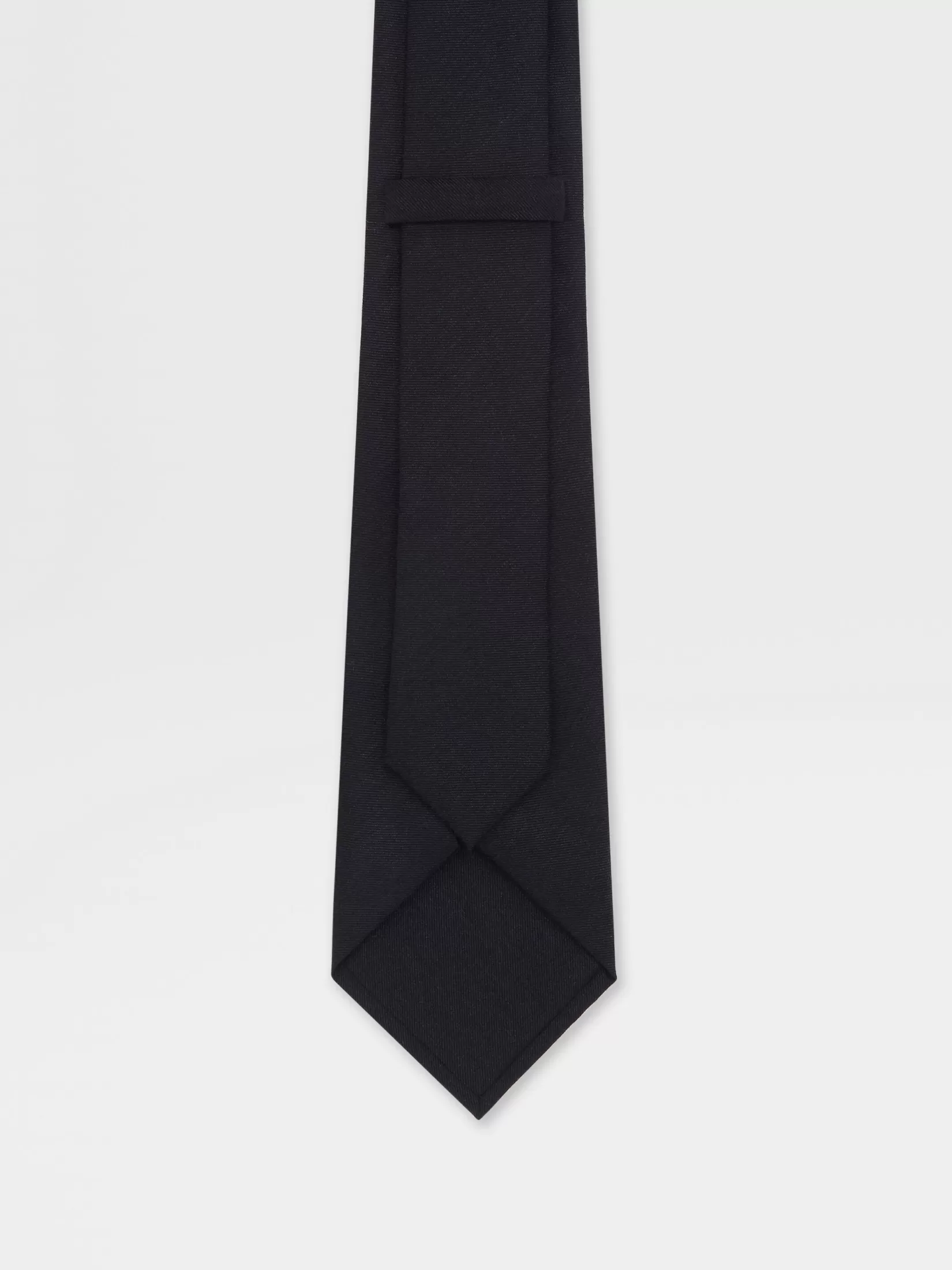 Outlet ZEGNA Corbata de Seda Color Negro