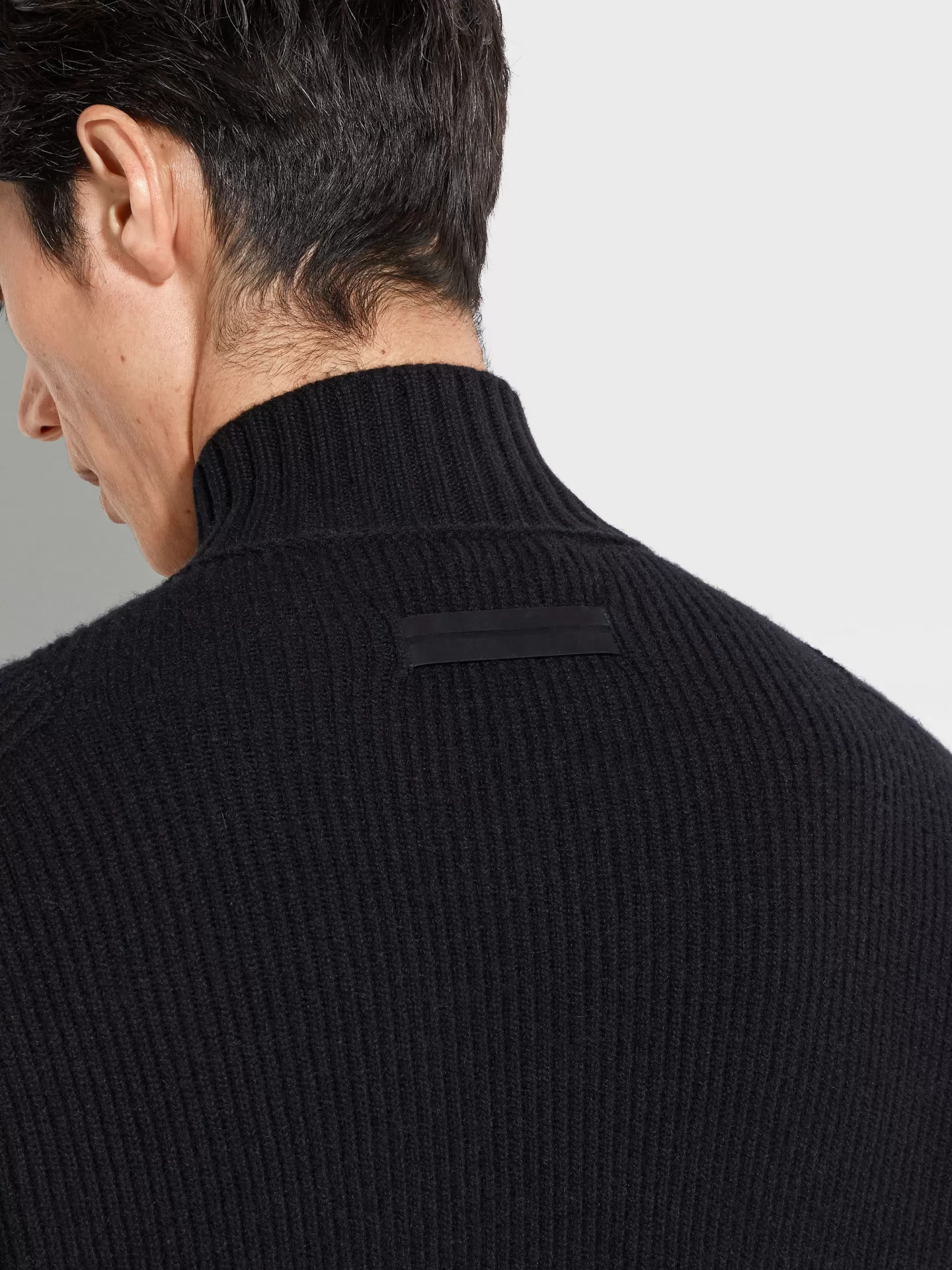 Online ZEGNA Cárdigan con Cremallera en Oasi Cashmere Negro Mixto Negromixto