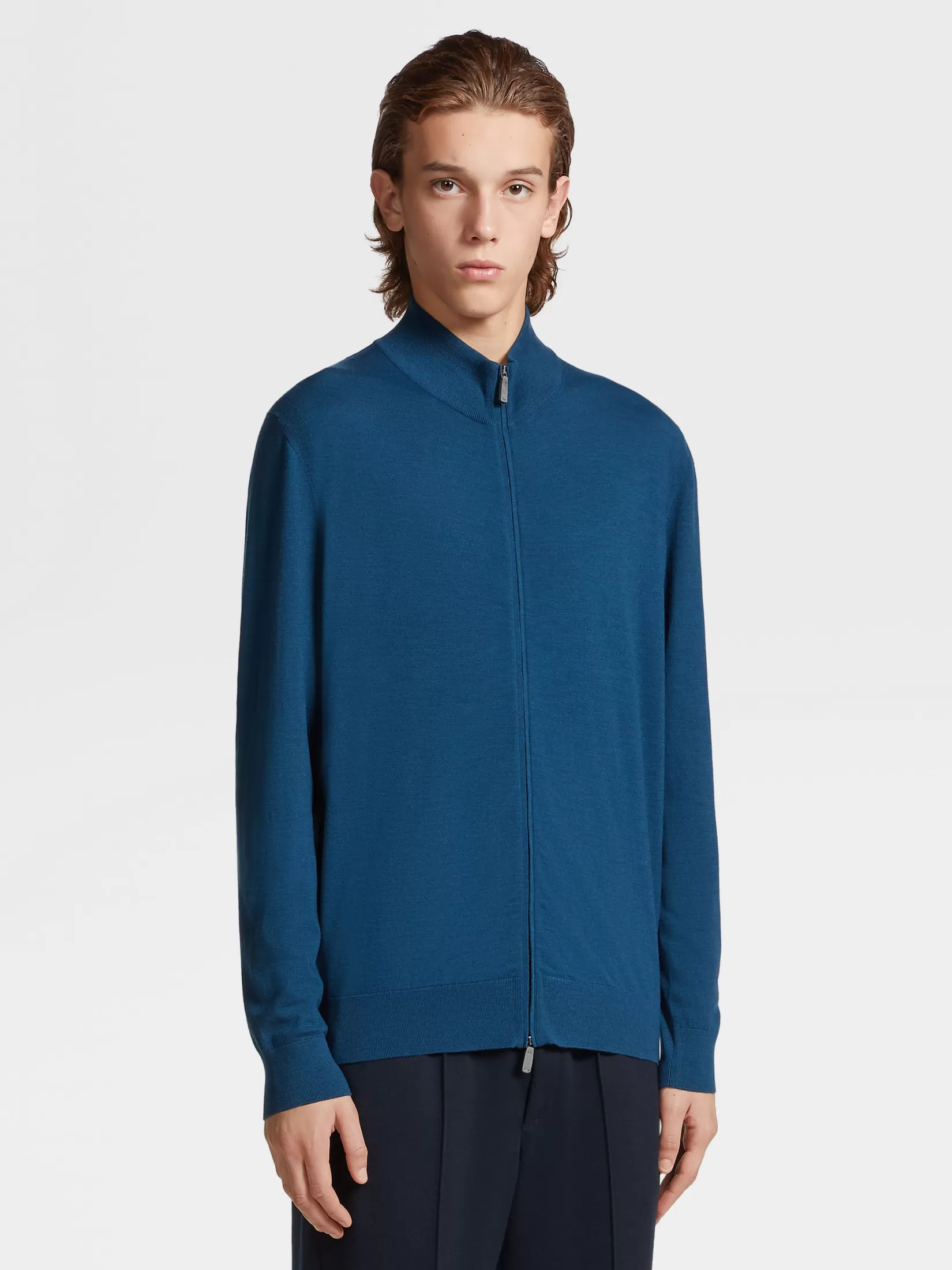 Shop ZEGNA Cárdigan de Lana 12milmil12 Verde Azulado Verdeazulado