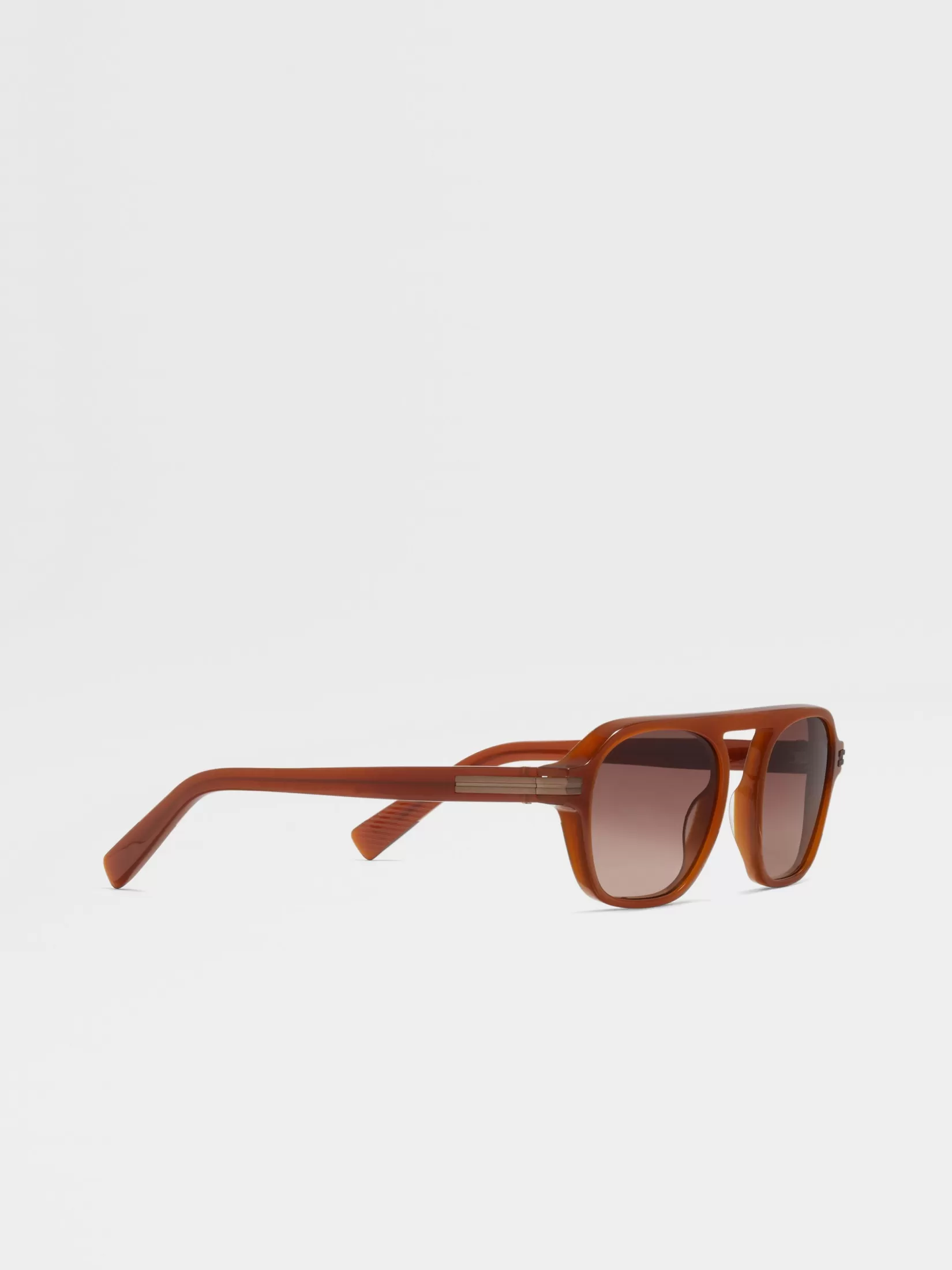 Best ZEGNA Gafas de Sol Aurora II en Acetato Color Foliage
