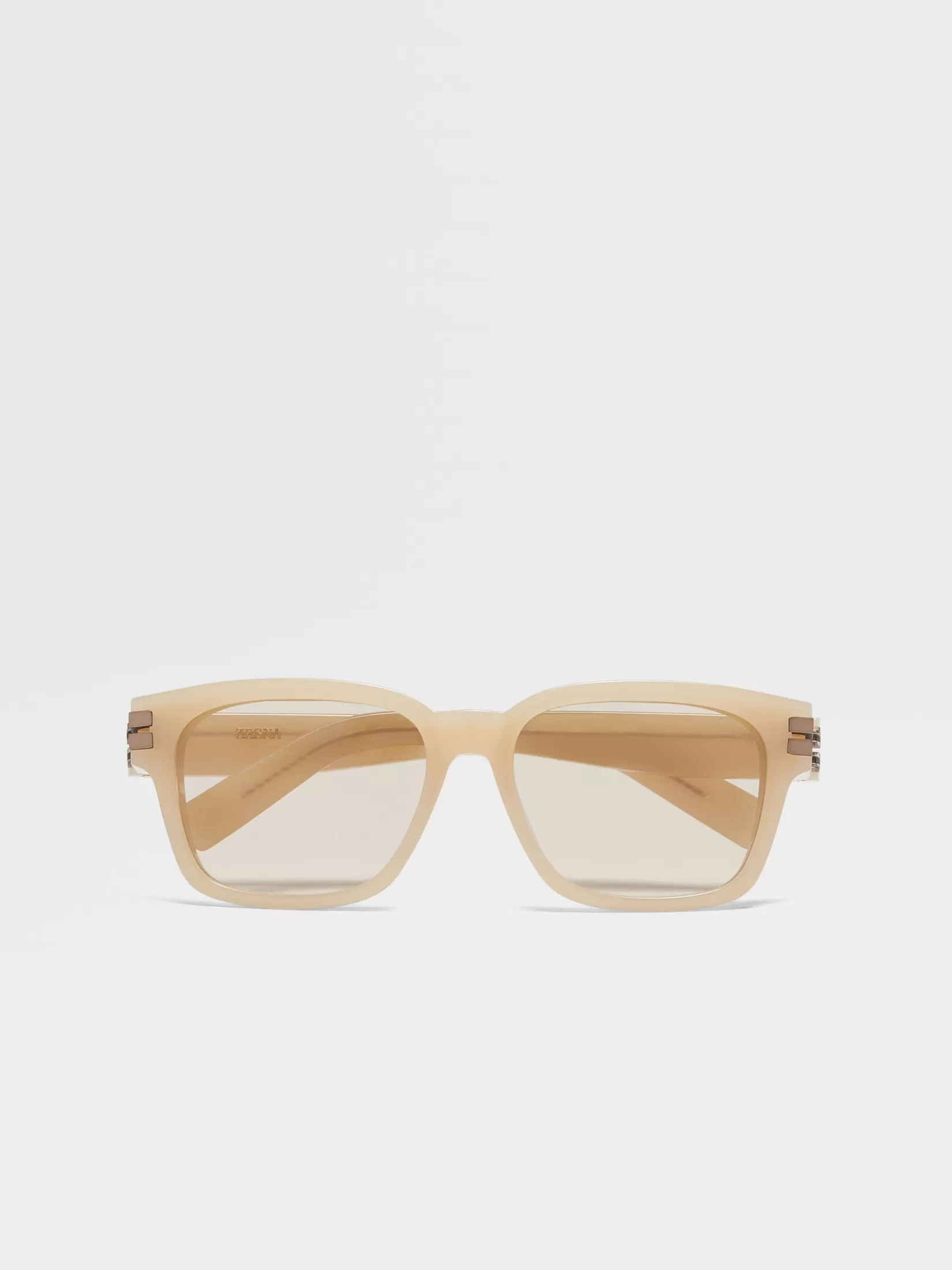 Flash Sale ZEGNA Gafas de Sol en Acetato Color Beige