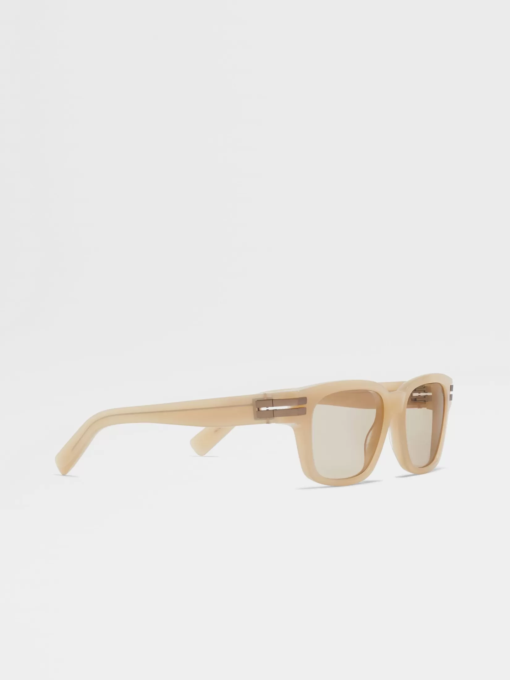 Flash Sale ZEGNA Gafas de Sol en Acetato Color Beige