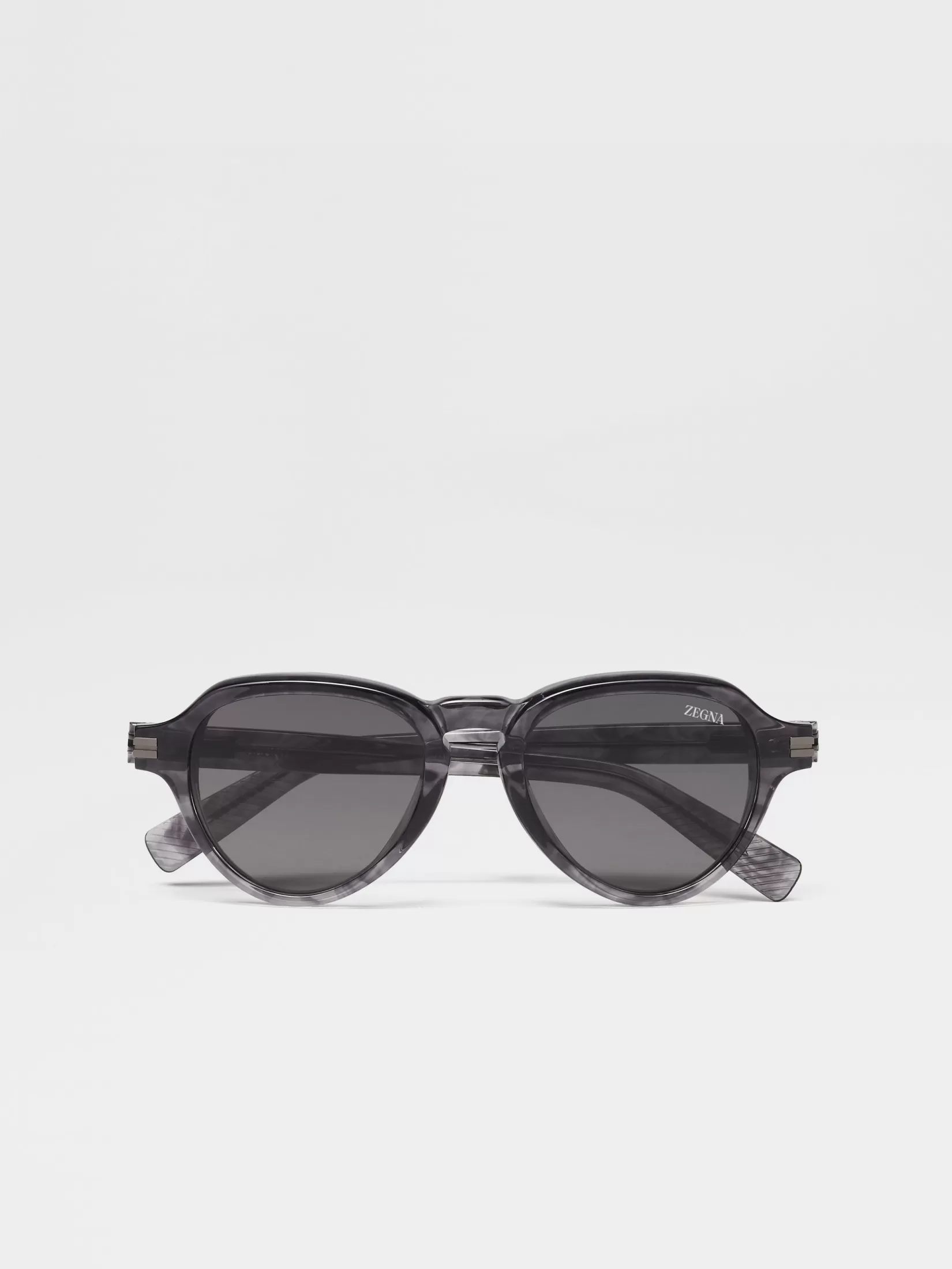 Flash Sale ZEGNA Gafas de Sol en Acetato Gris Habana Transparente Grishabanatransparente