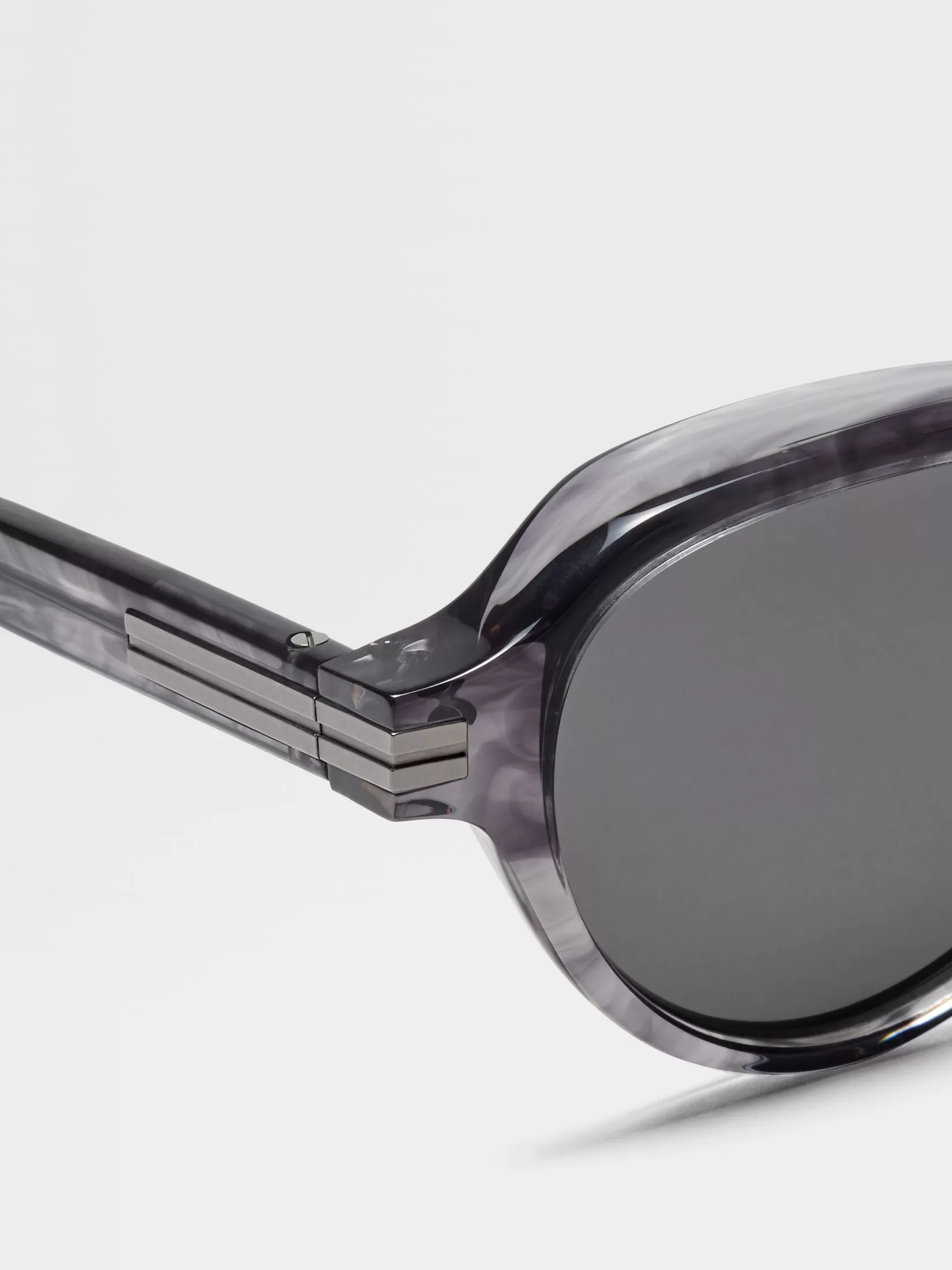 Flash Sale ZEGNA Gafas de Sol en Acetato Gris Habana Transparente Grishabanatransparente