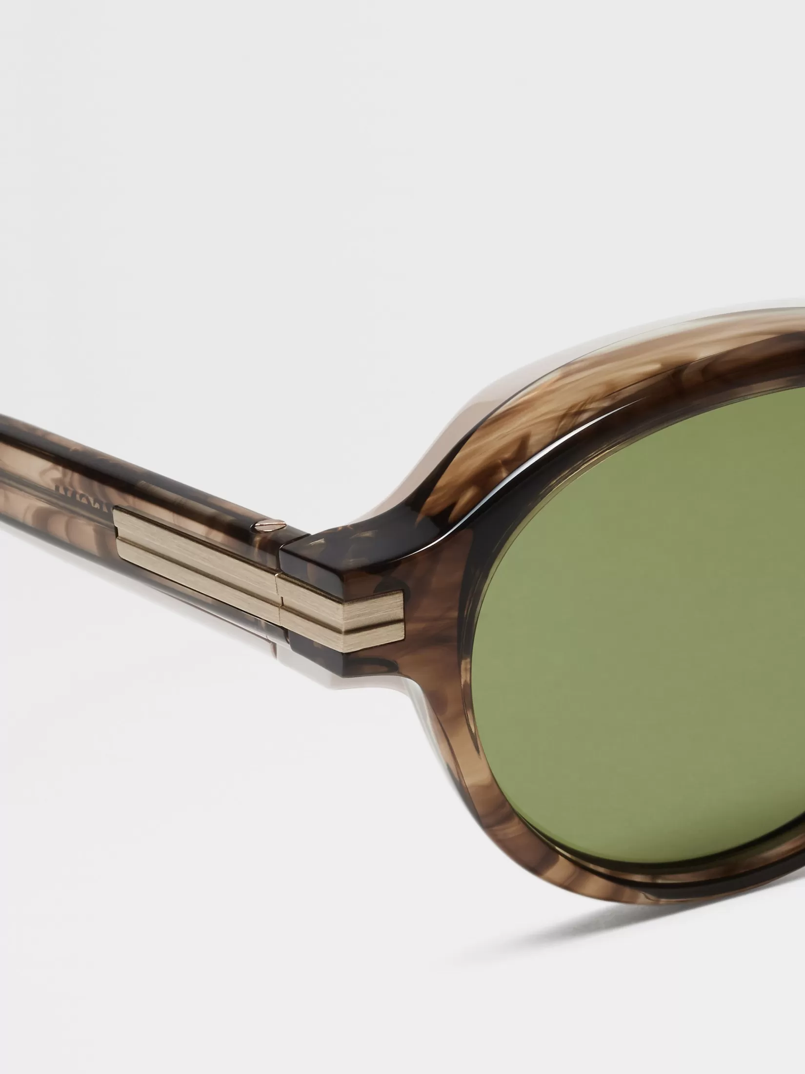 New ZEGNA Gafas de Sol en Acetato Marrón Oscuro Habana Transparente Marrónoscurohabanatransparente