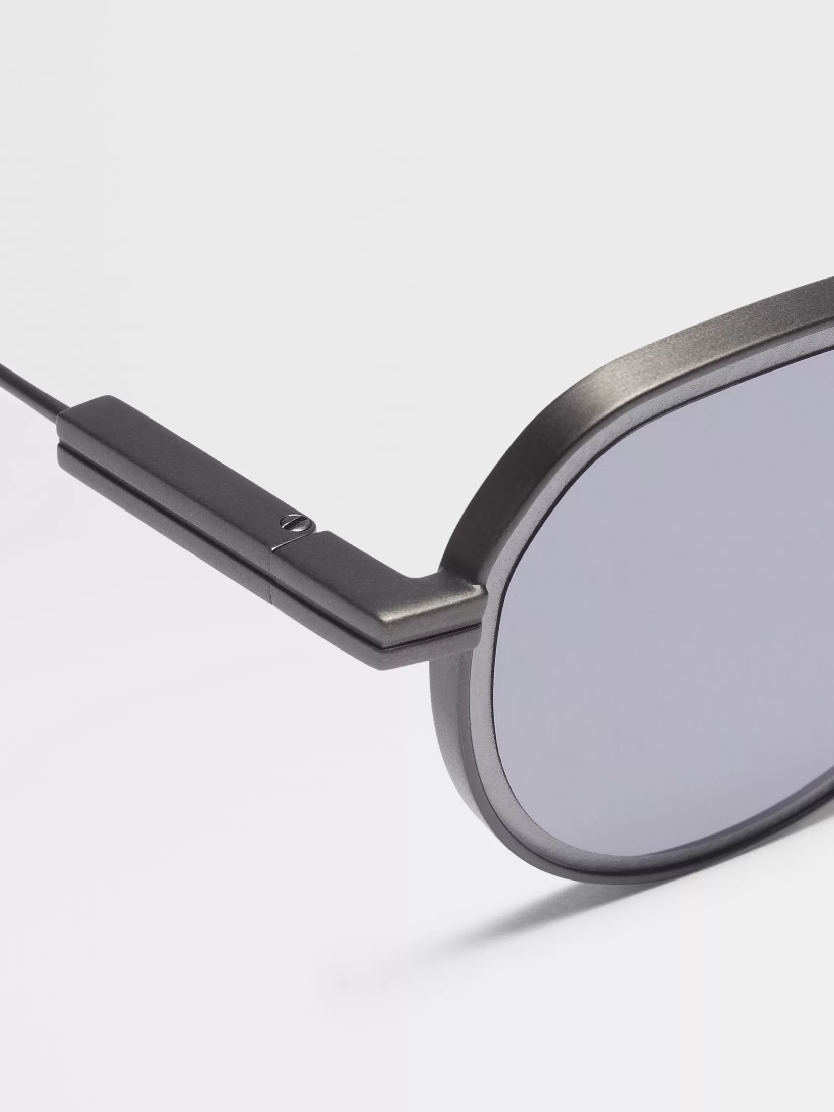 Outlet ZEGNA Gafas de Sol en Metal Gris Plomizo Grisplomizo