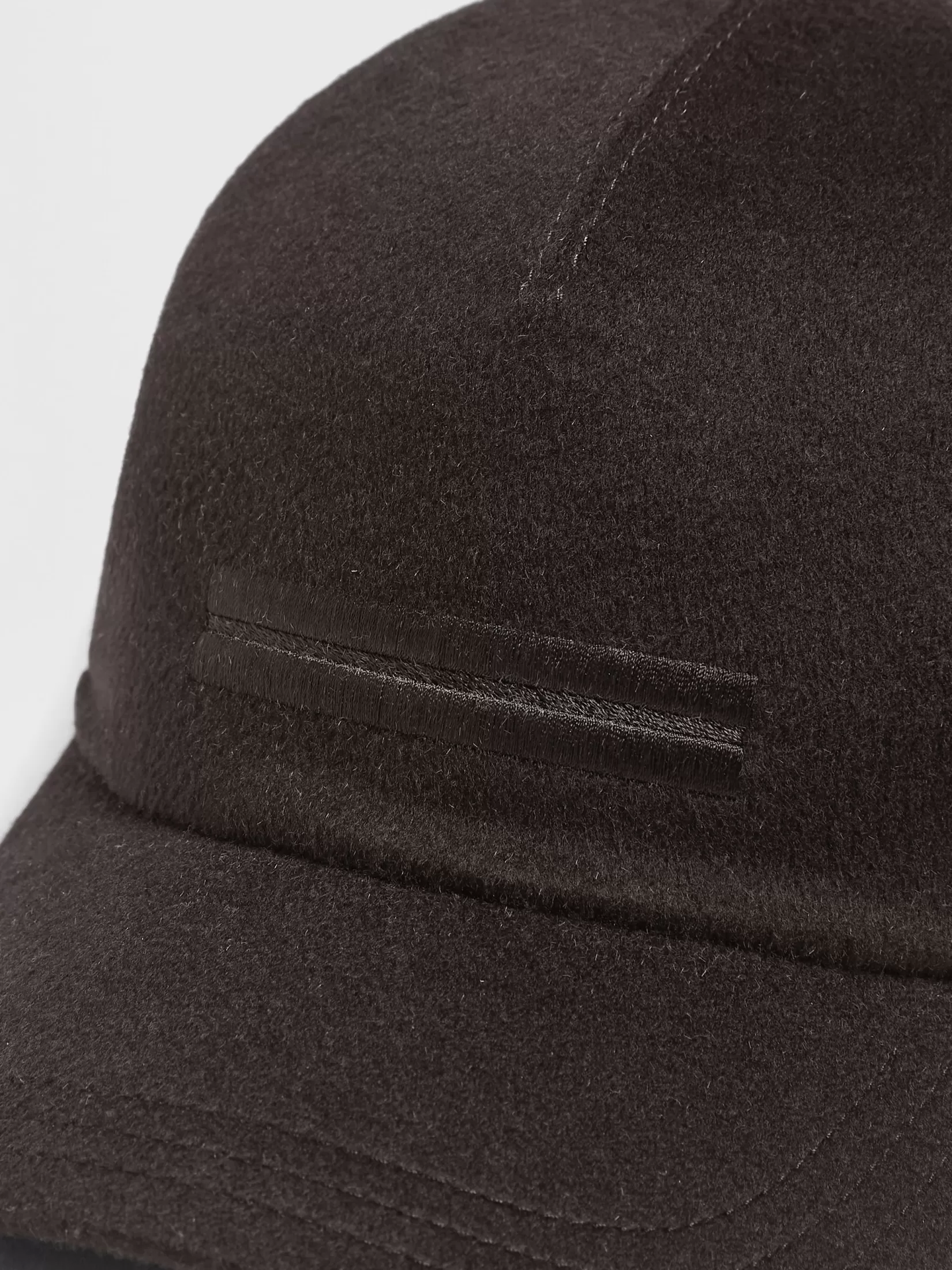 Fashion ZEGNA Gorra de Béisbol en Oasi Cashmere Color Marrón Oscuro Marrónoscuro