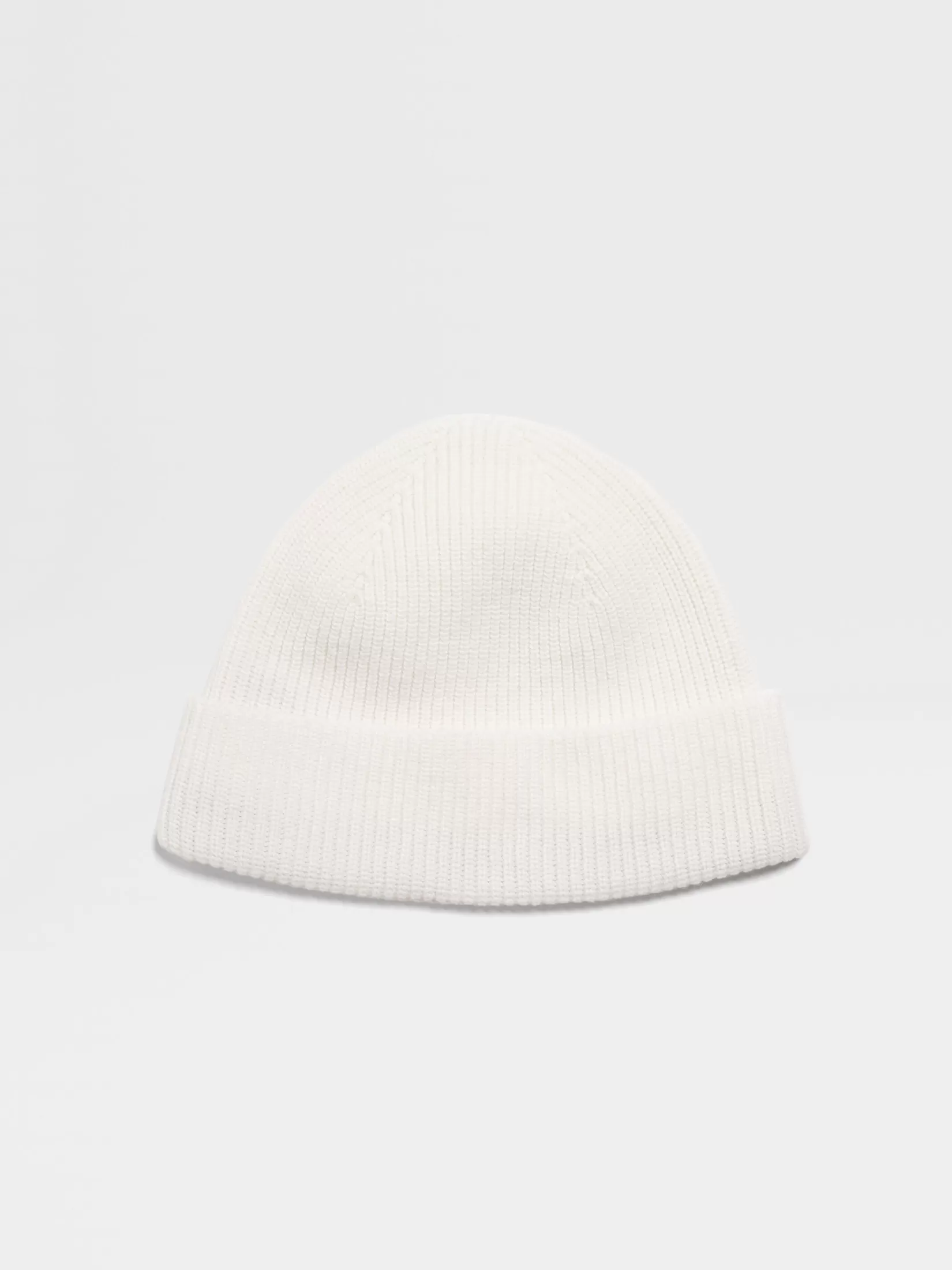 New ZEGNA Gorro en Oasi Cashmere Color Blanco