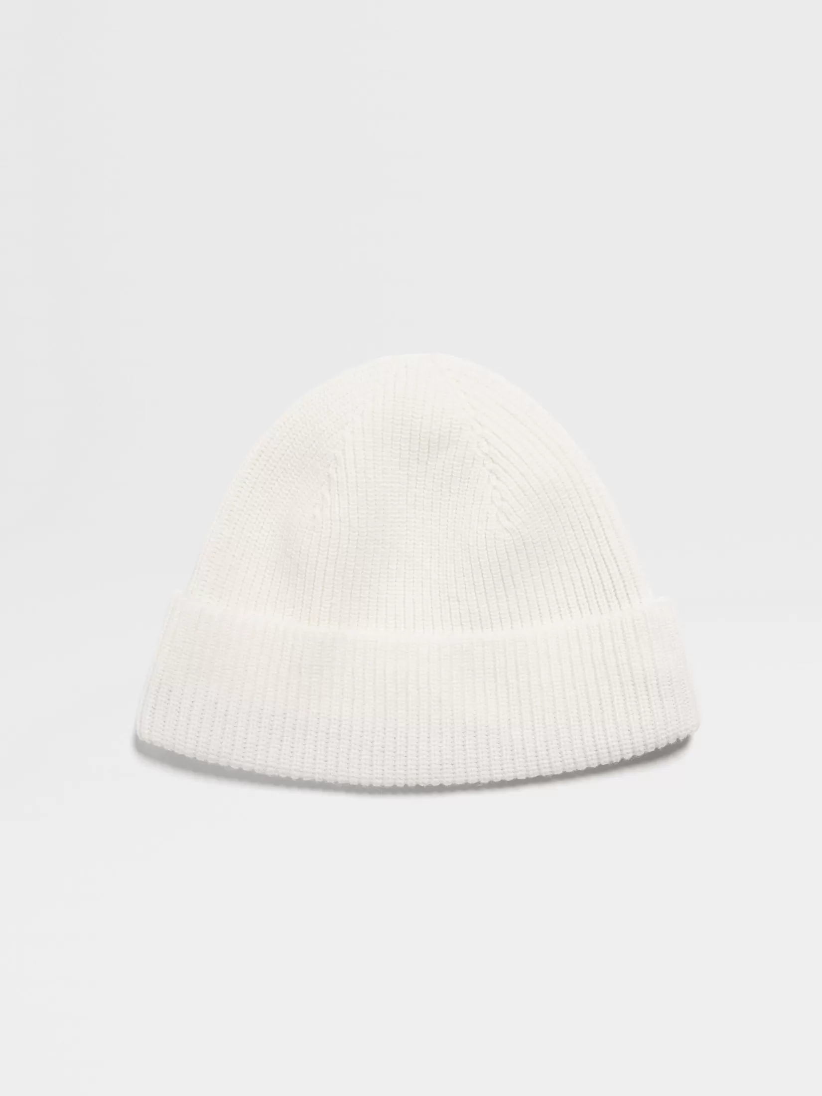 New ZEGNA Gorro en Oasi Cashmere Color Blanco