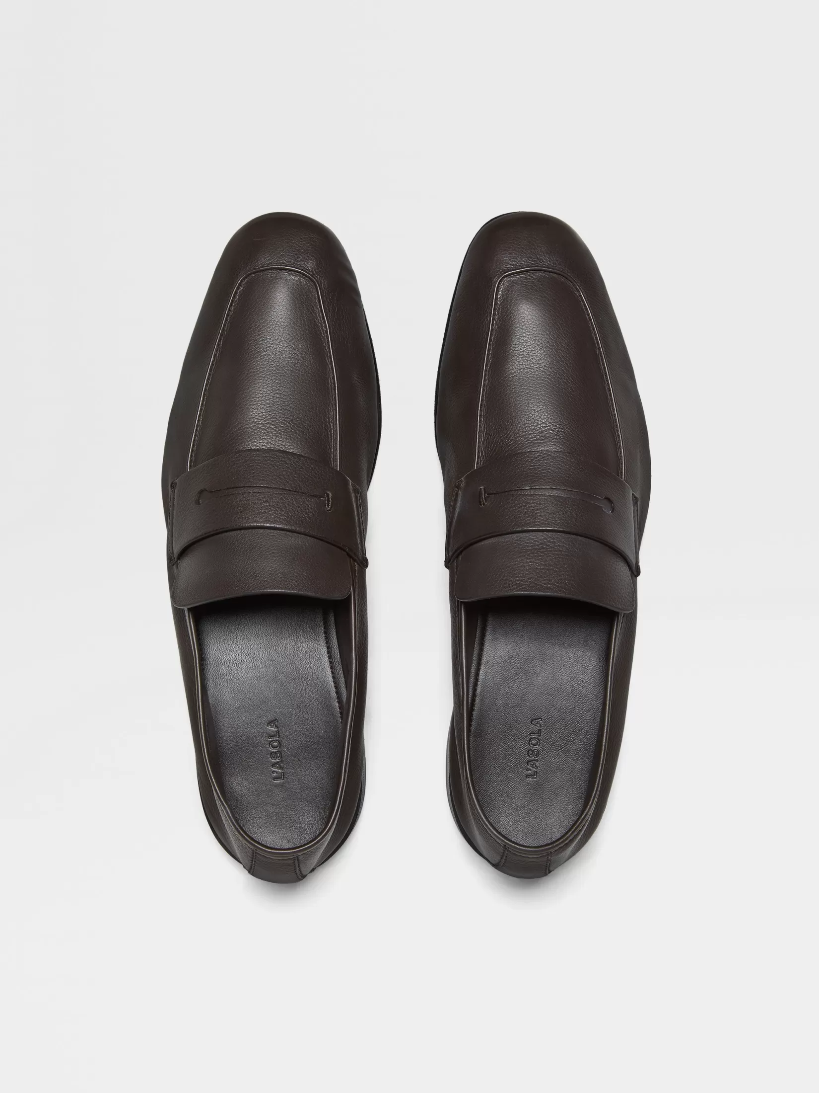 Online ZEGNA Mocasines L'Asola SECONDSKIN Color Marrón