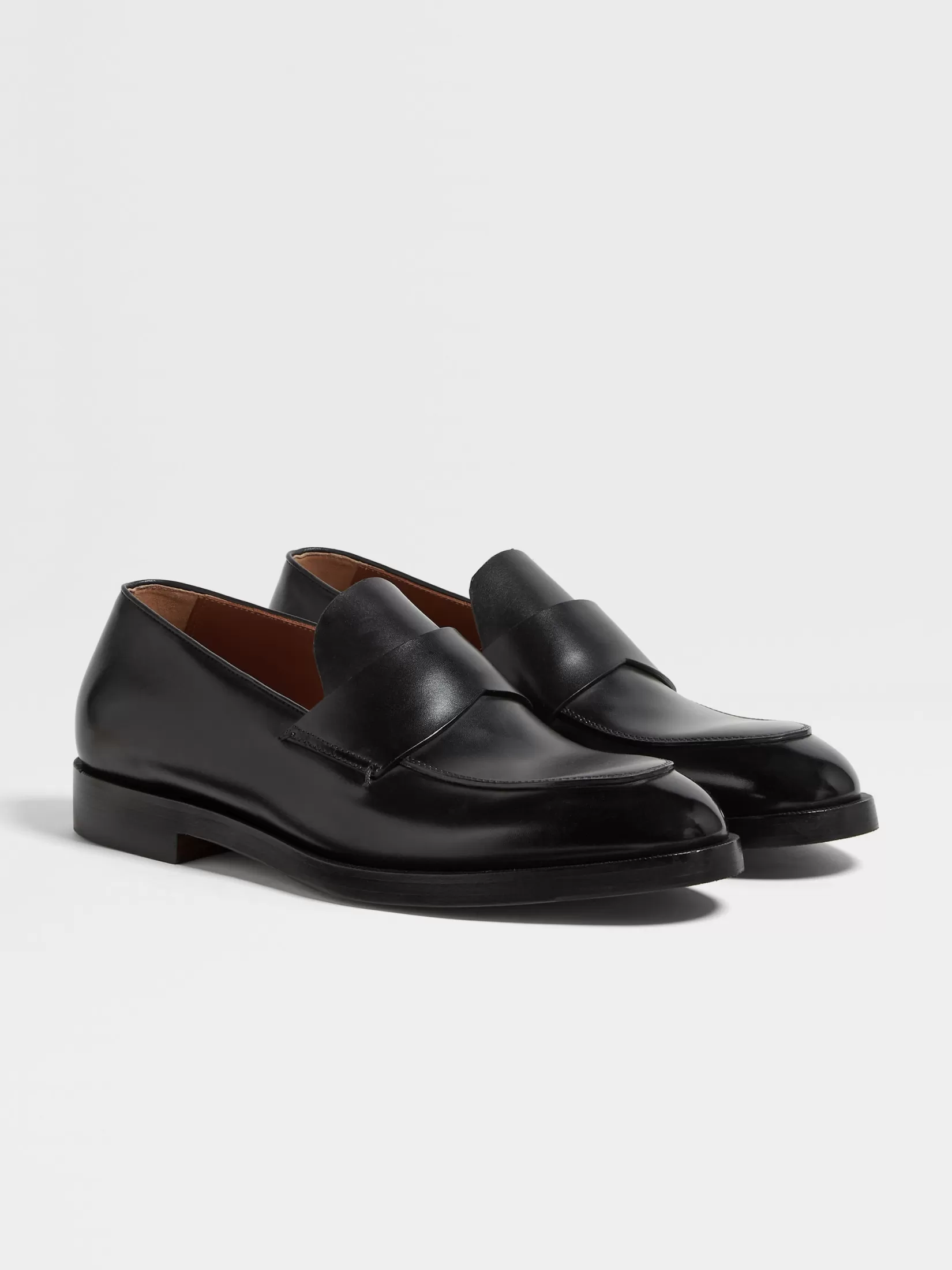 Sale ZEGNA Mocasines Torino de Piel Color Negro