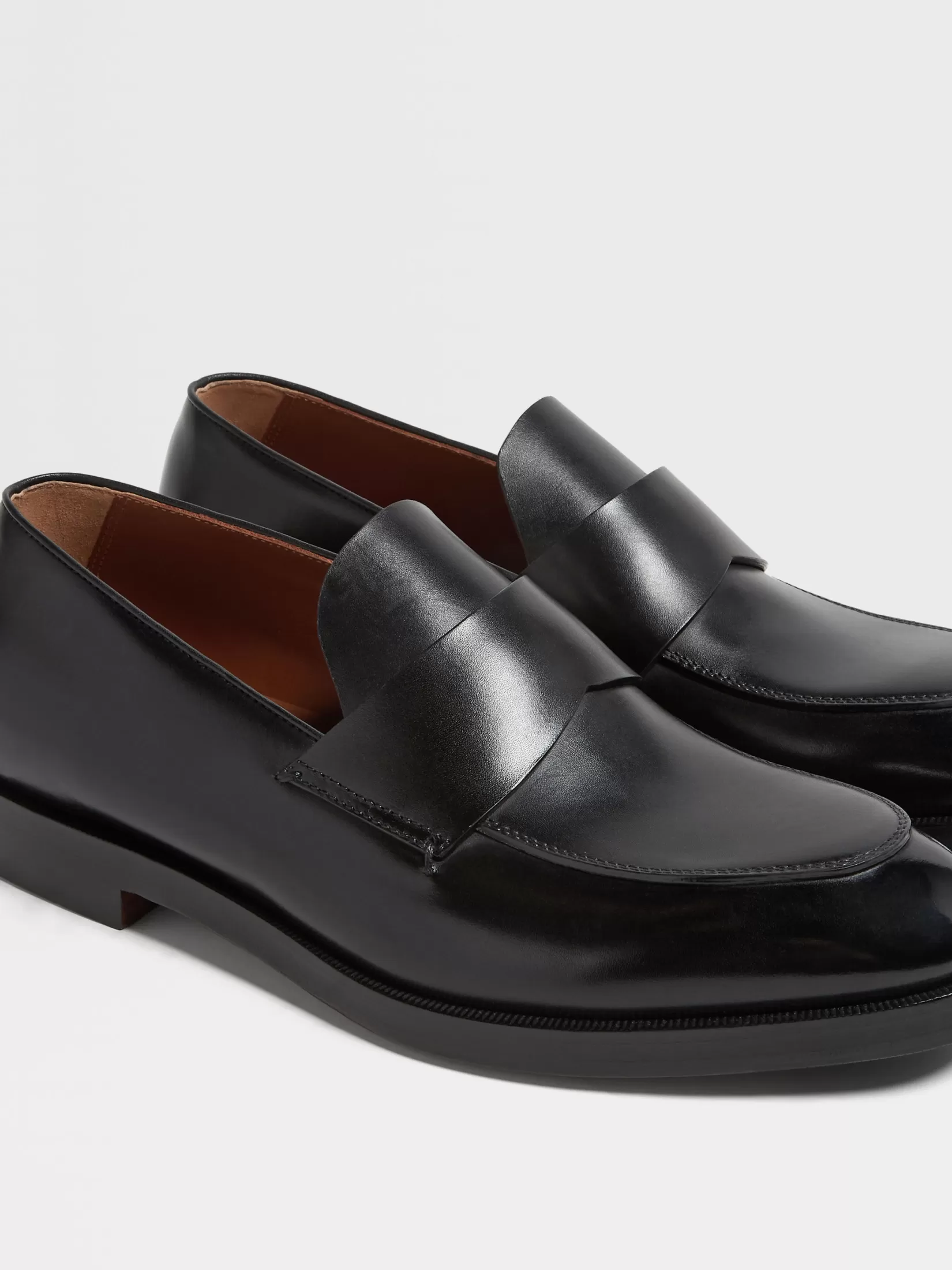 Sale ZEGNA Mocasines Torino de Piel Color Negro
