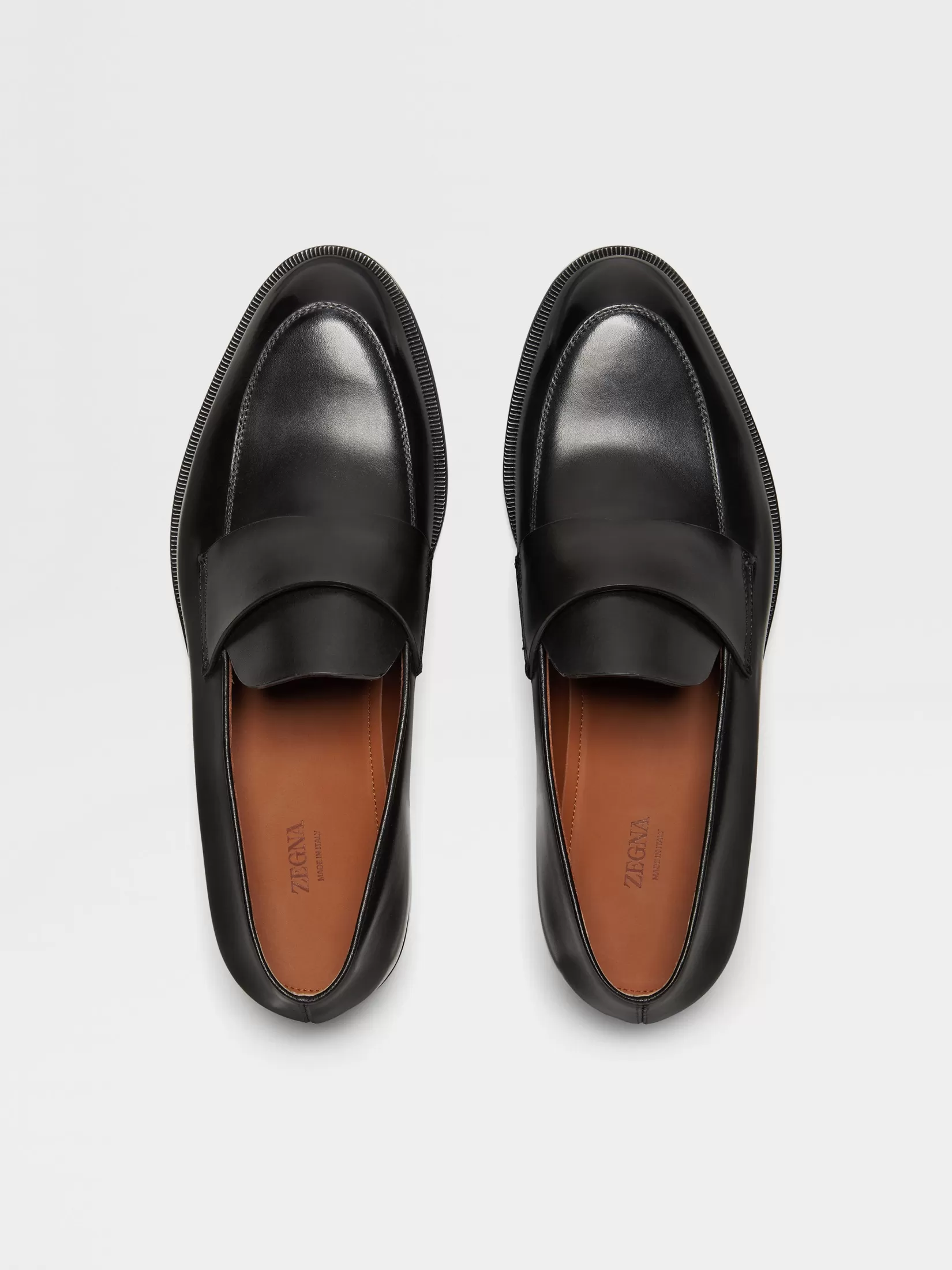 Sale ZEGNA Mocasines Torino de Piel Color Negro