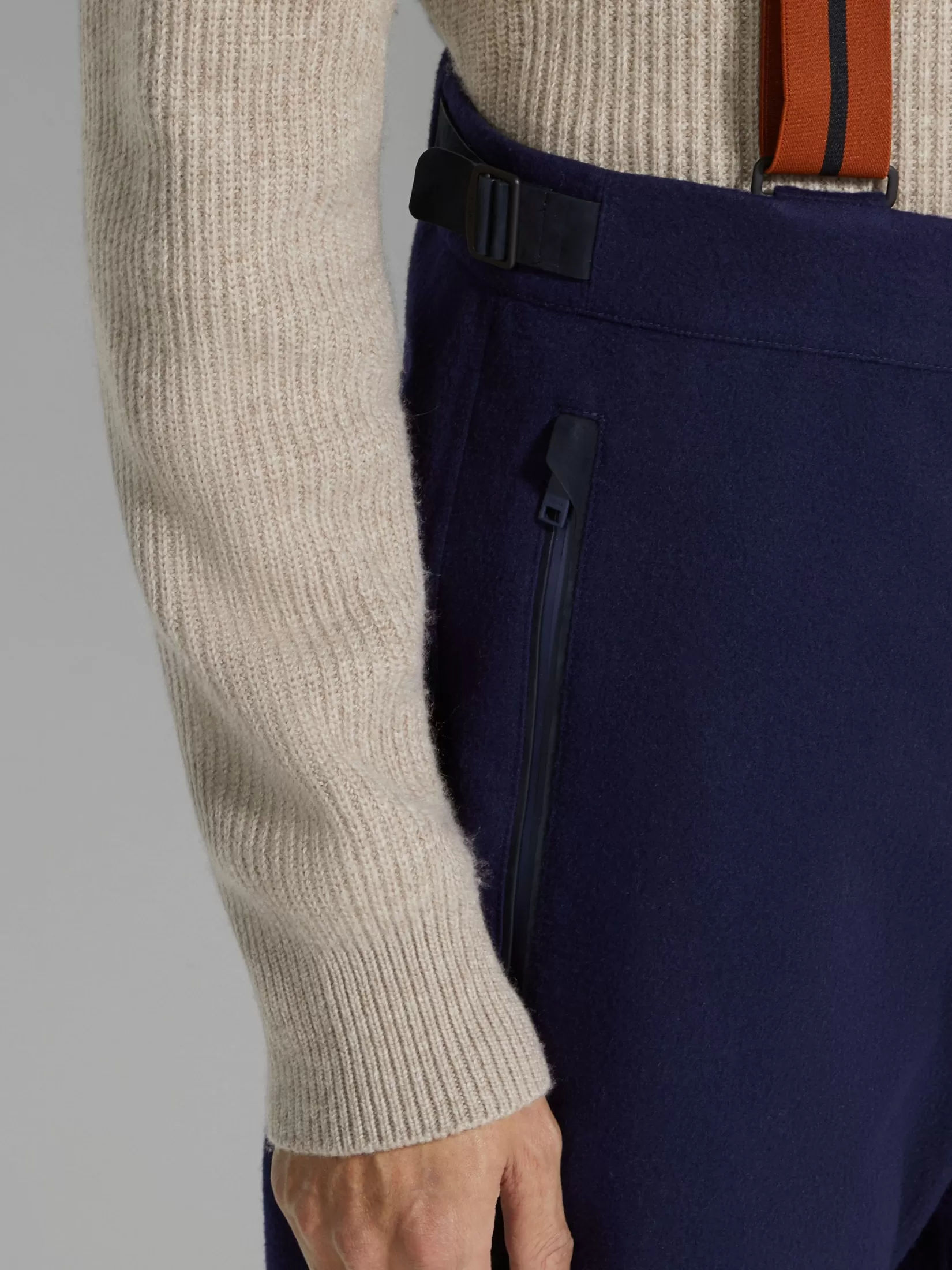 Online ZEGNA Pantalones de Esquí en Oasi Cashmere AzulTinta