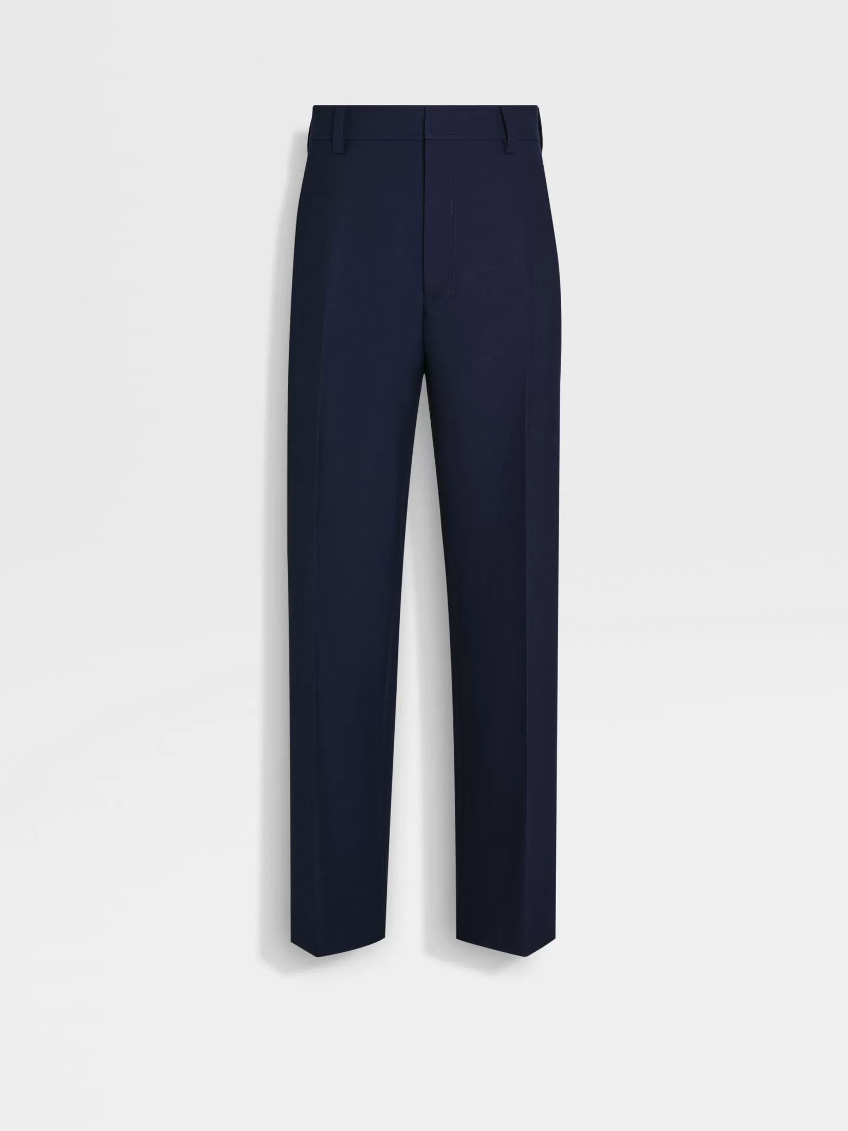 Store ZEGNA Pantalones de Lana Azul Tinta AzulTinta