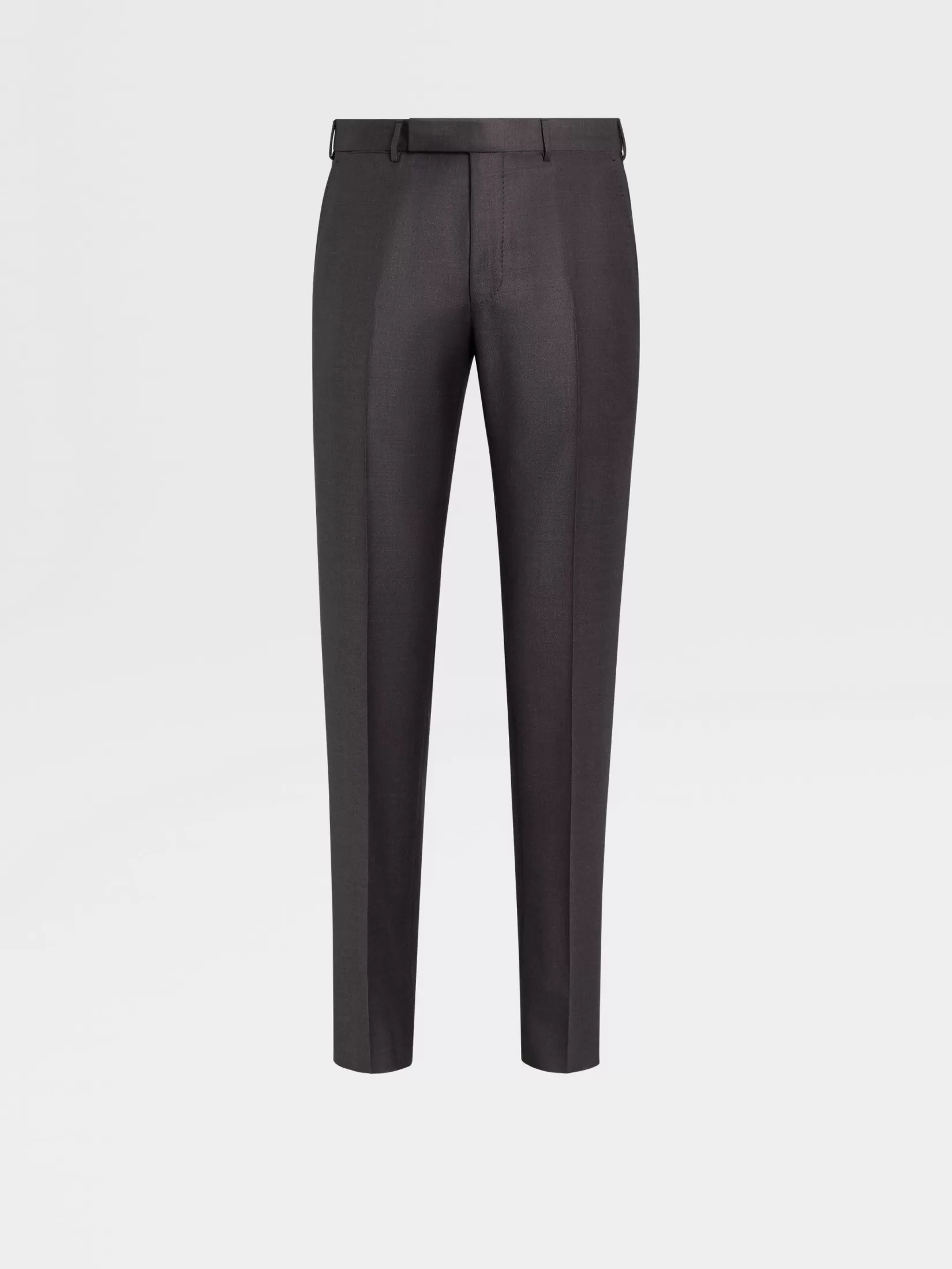Discount ZEGNA Pantalones de Lana Trofeo™ Gris Oscuro Grisoscuro
