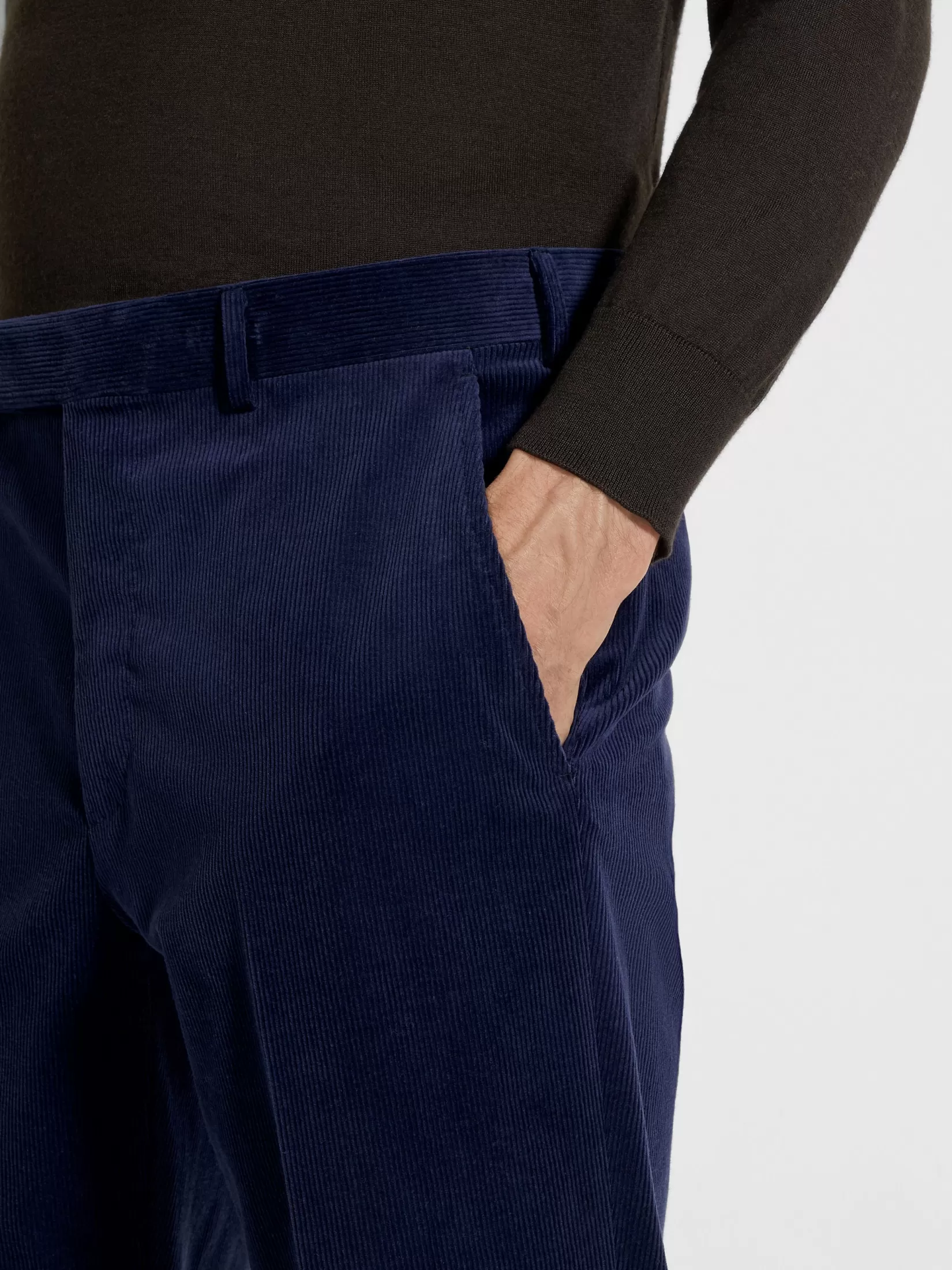 Flash Sale ZEGNA Pantalones en Cashco Color Azul Tinta AzulTinta