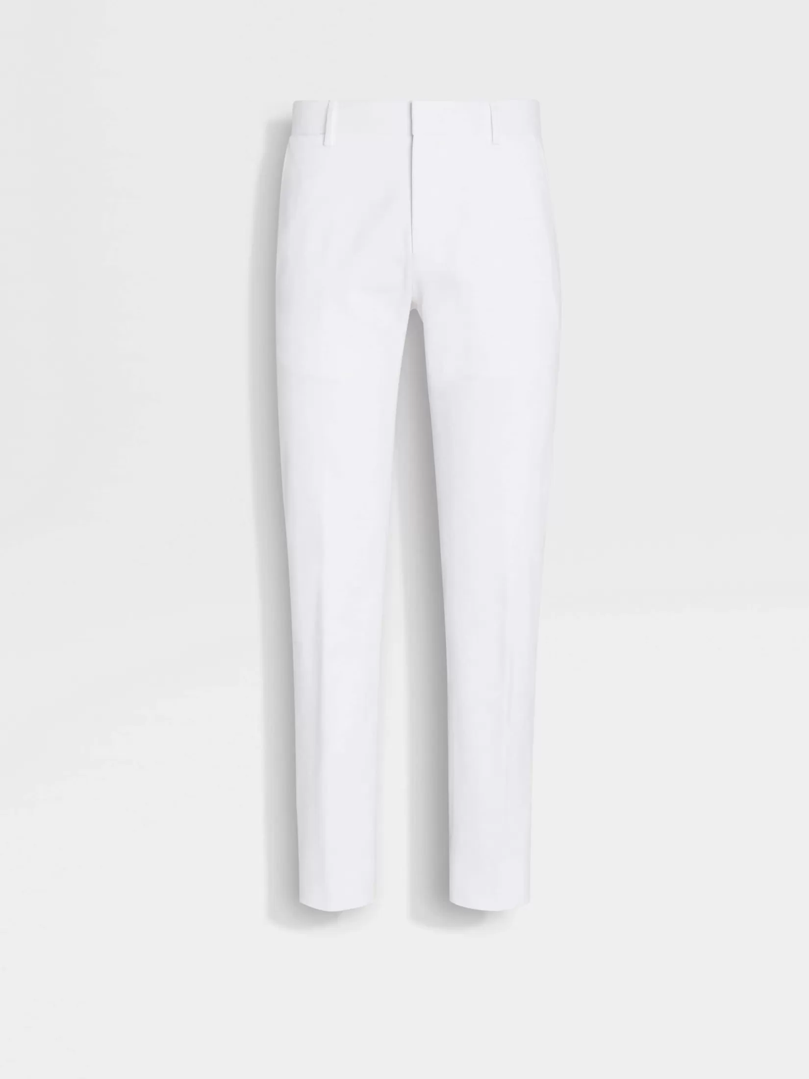 Hot ZEGNA Pantalones en Mezcla de Algodón Winter Chino Color Blanco
