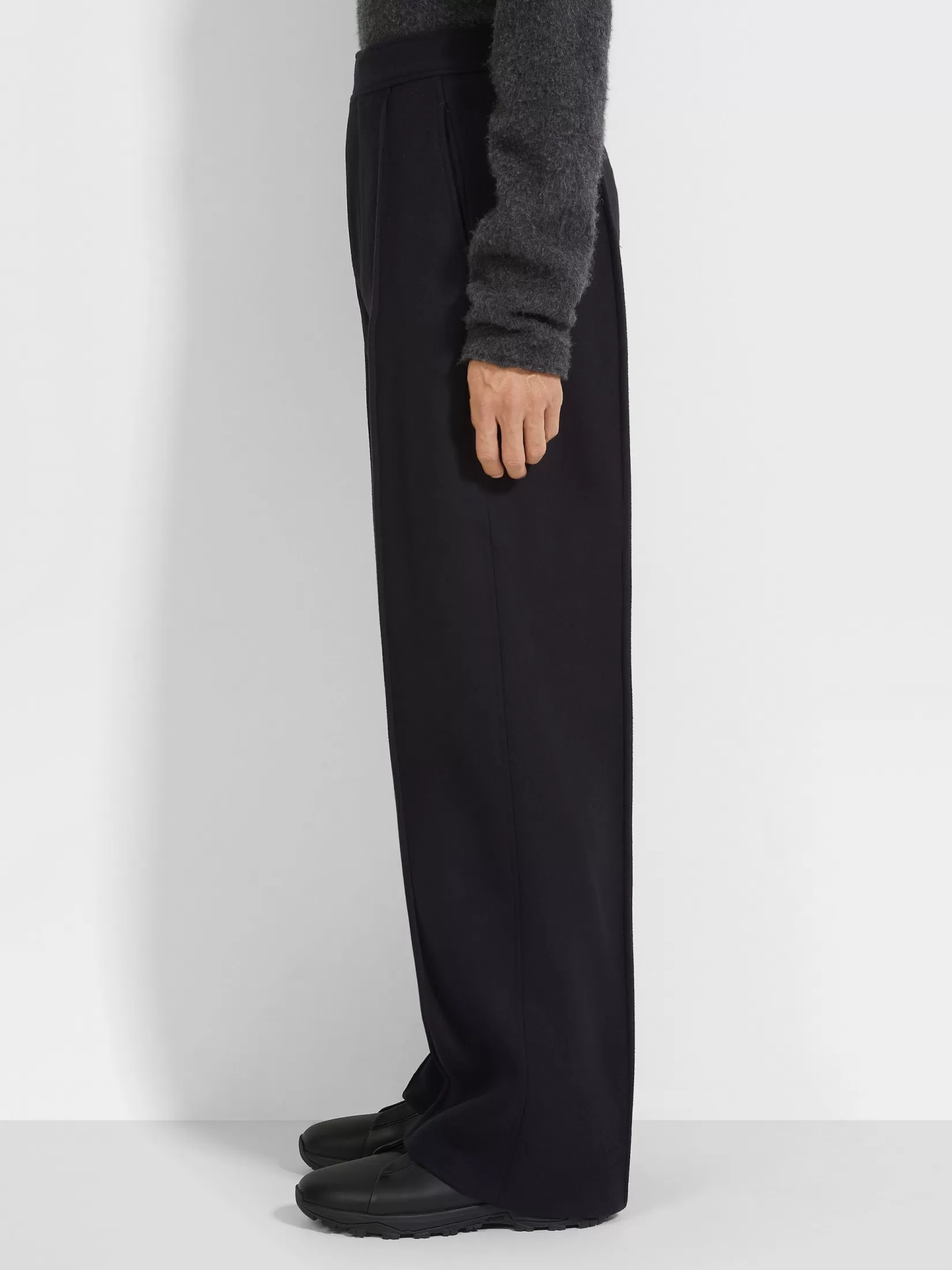 Cheap ZEGNA Pantalones en Trofeo™ Cashmere Color Negro