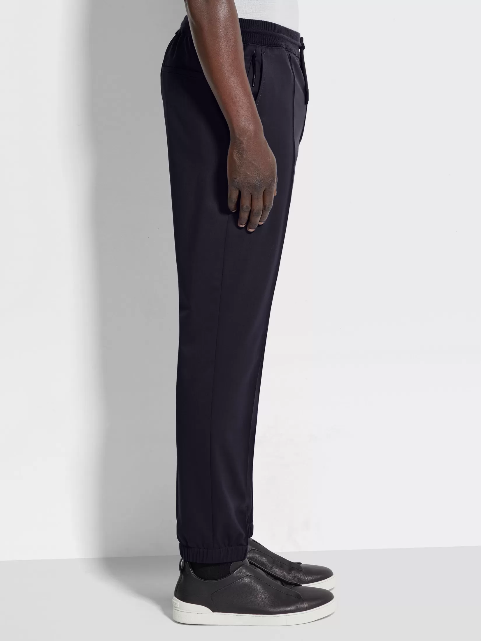 Discount ZEGNA Pantalones Jogger de Lana High Performance™ Color Azul Marino Azulmarino