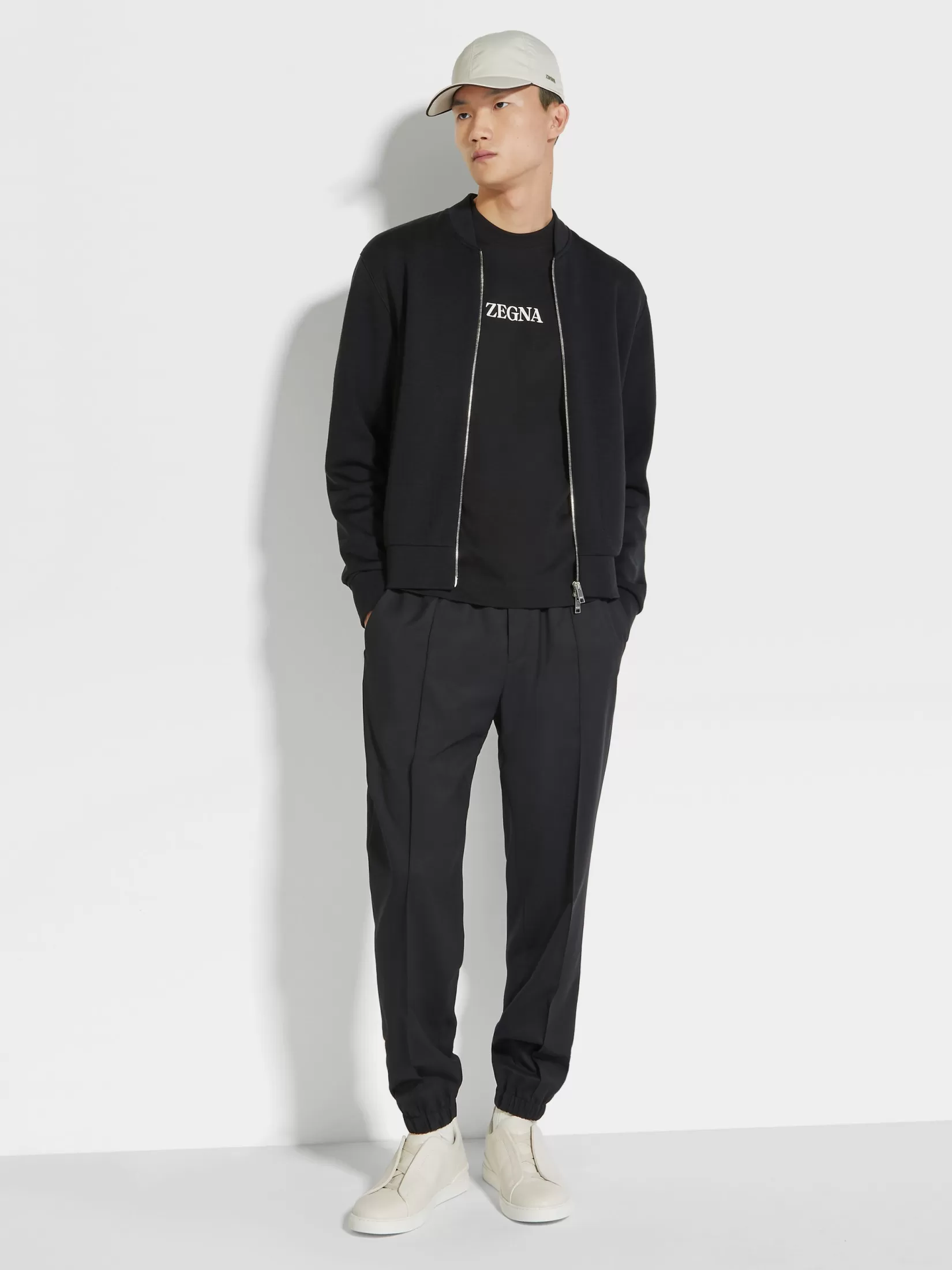Discount ZEGNA Pantalones Jogger de Lana High Performance™ Color Negro